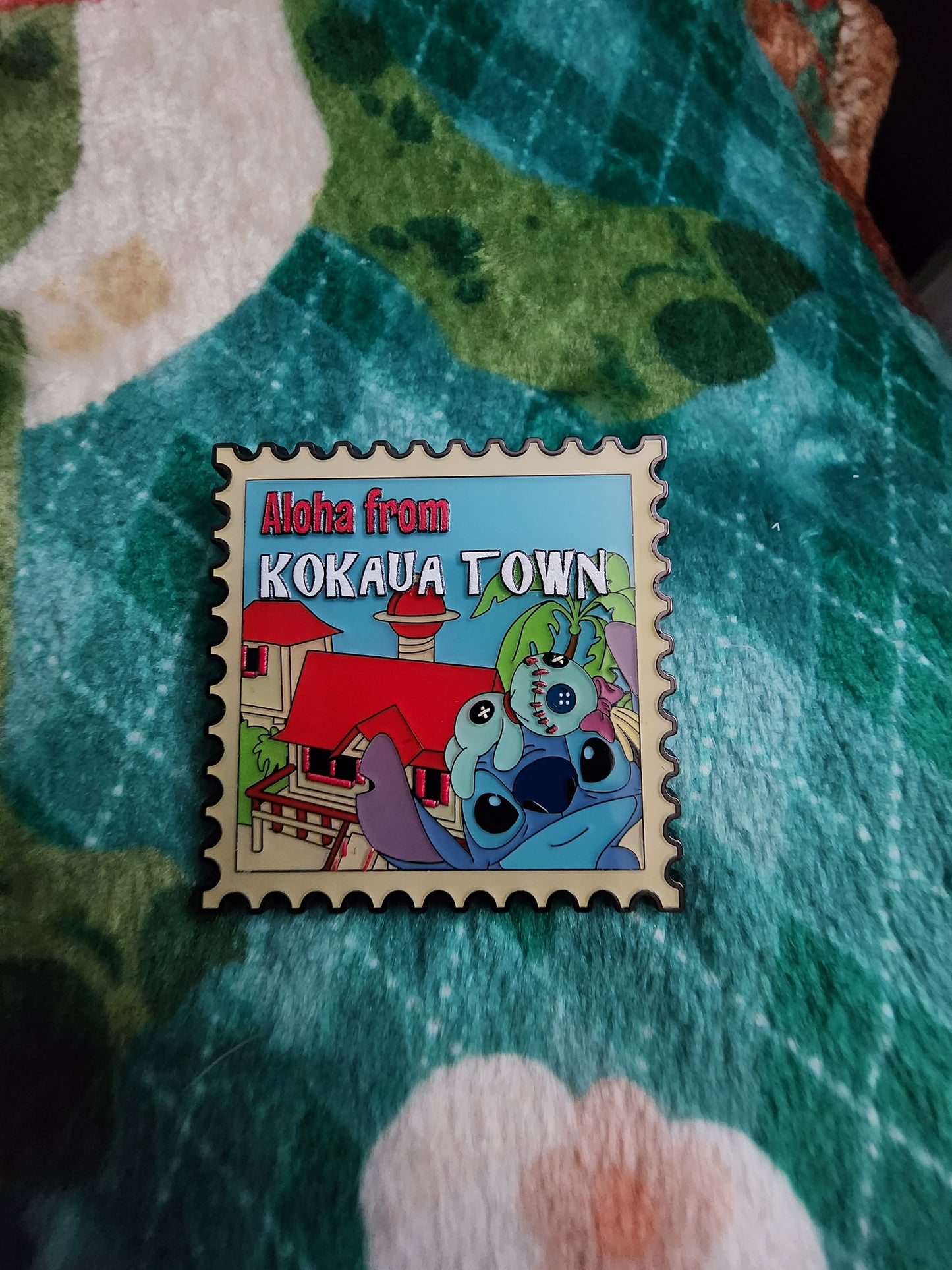 Loungefly Disney Stitch Hawaiian Stamps Mystery Pins