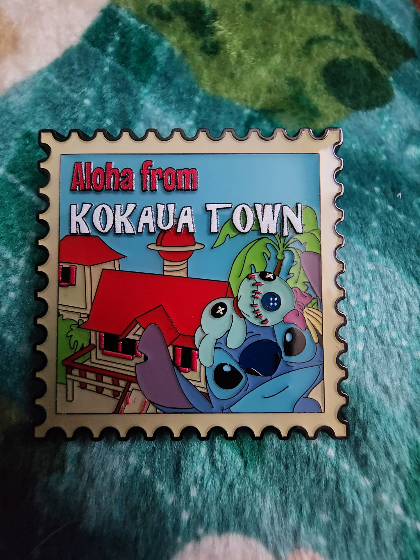 Loungefly Disney Stitch Hawaiian Stamps Mystery Pins