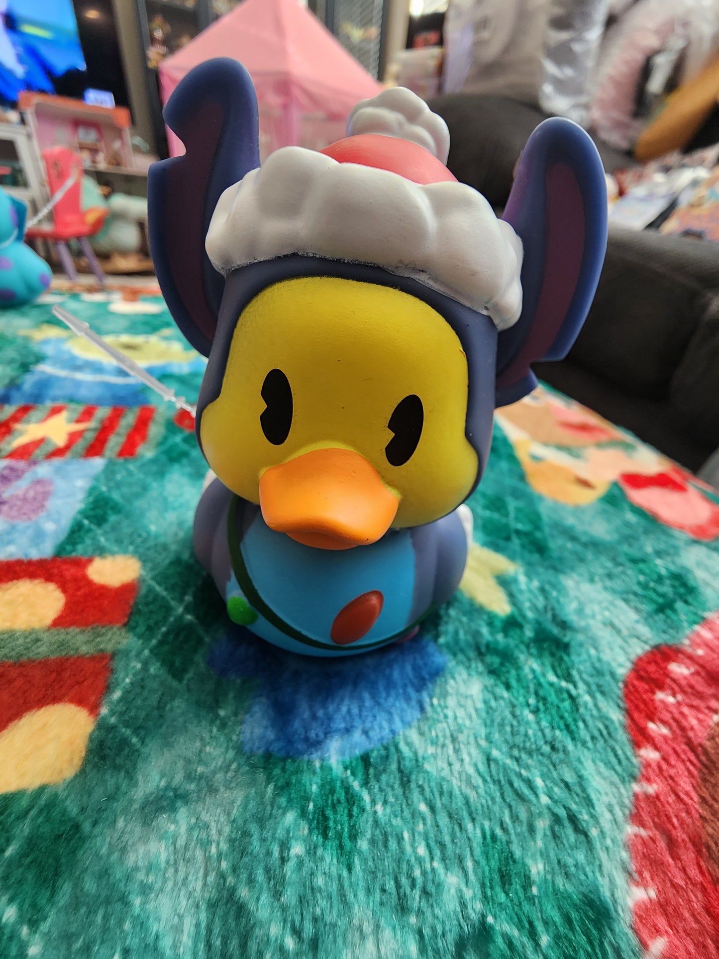 Disney Stitch Santa Rubber Duckie