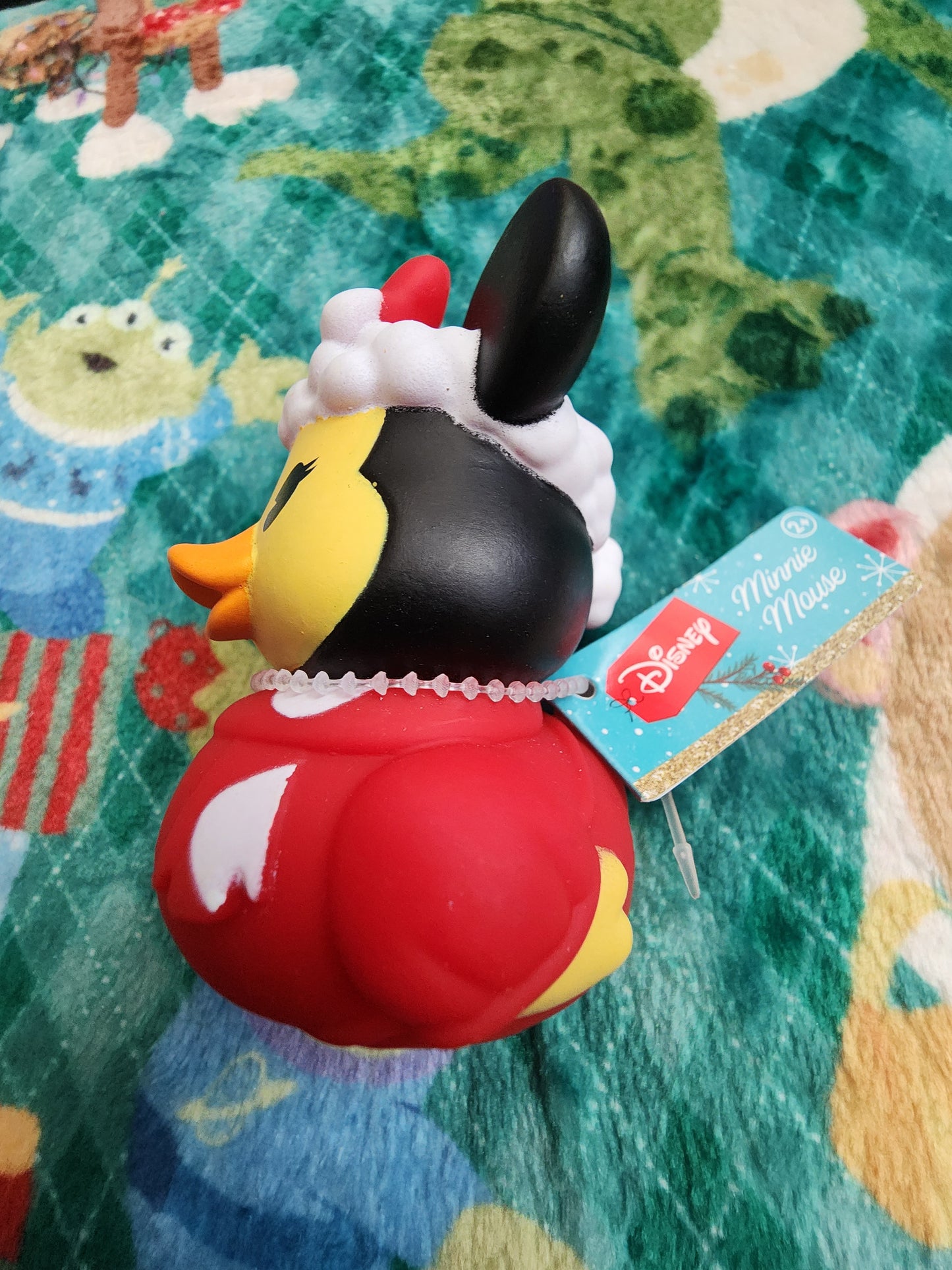 Disney Minnie Mouse Mrs Claus Rubber Duckie