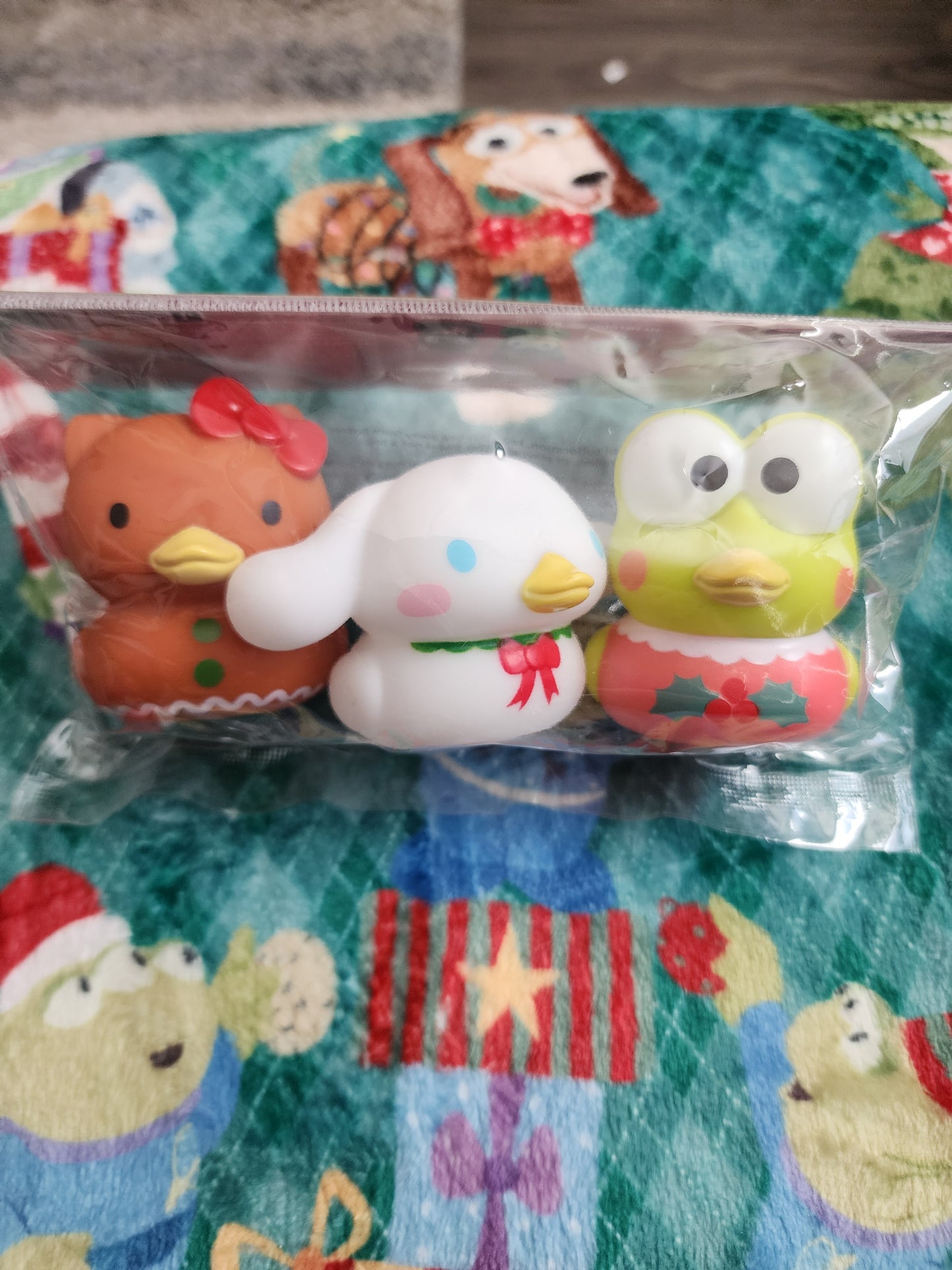 Hello Kitty and Friends Set of Holiday Rubber Duckies