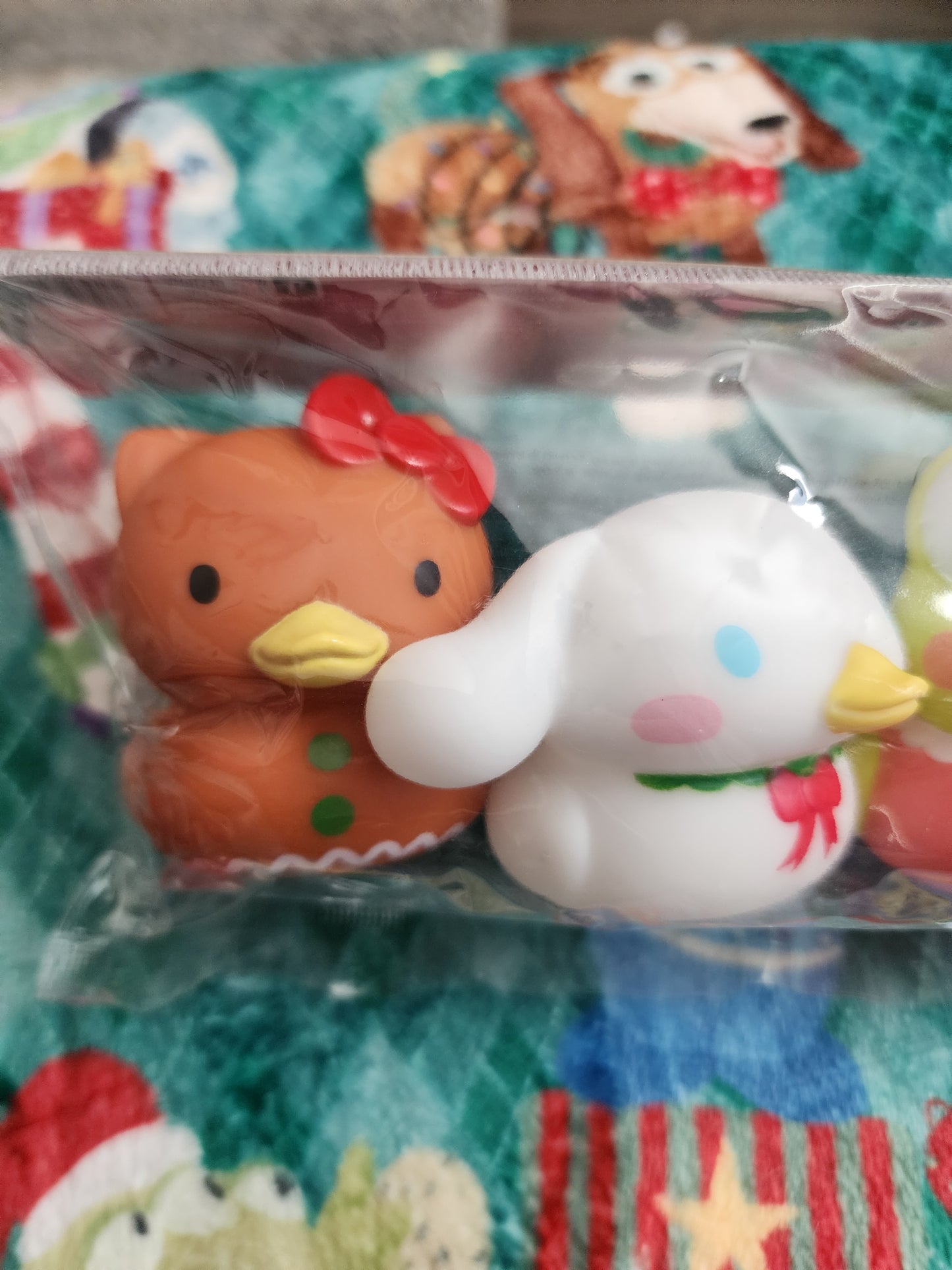 Hello Kitty and Friends Set of Holiday Rubber Duckies