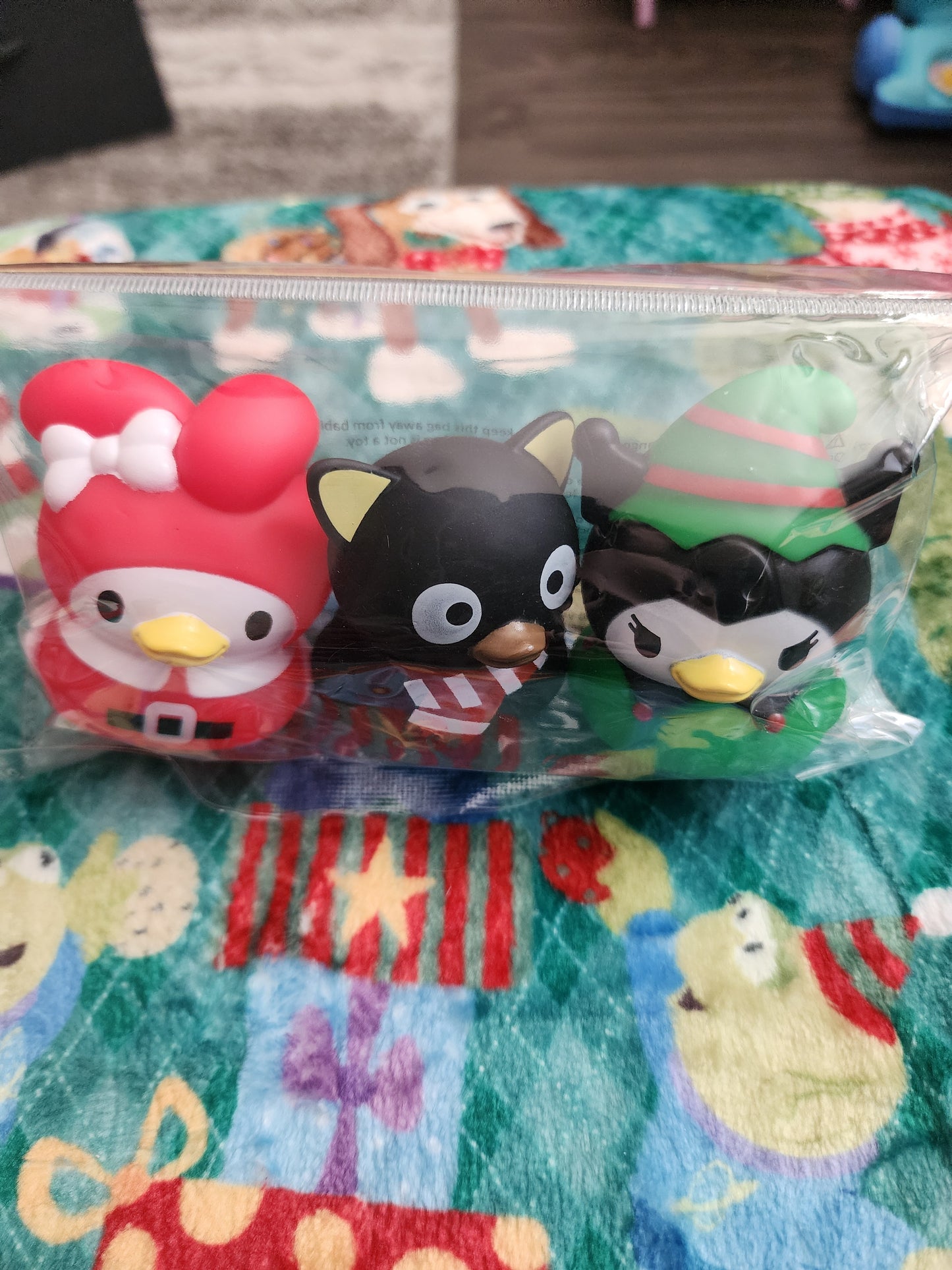 Hello Kitty and Friends Set of Holiday Rubber Duckies
