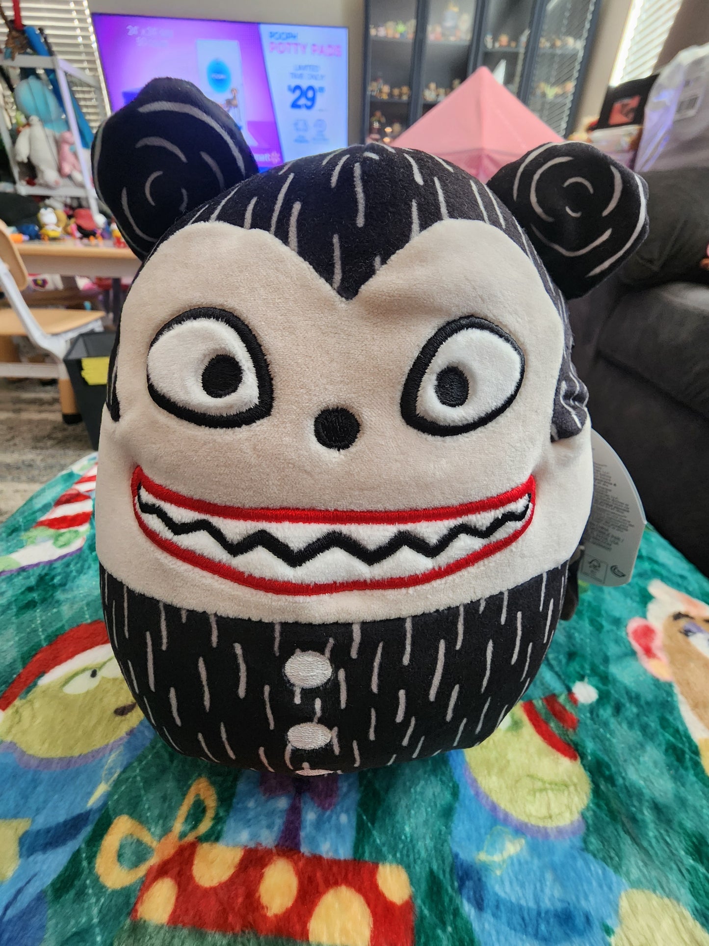 Squishmallows Disney Nightmare Before Christmas Scary Teddy Plush