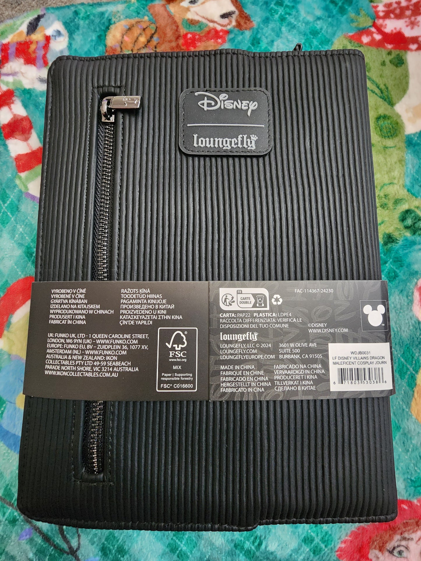 Loungefly Disney Villains Maleficent Notebook