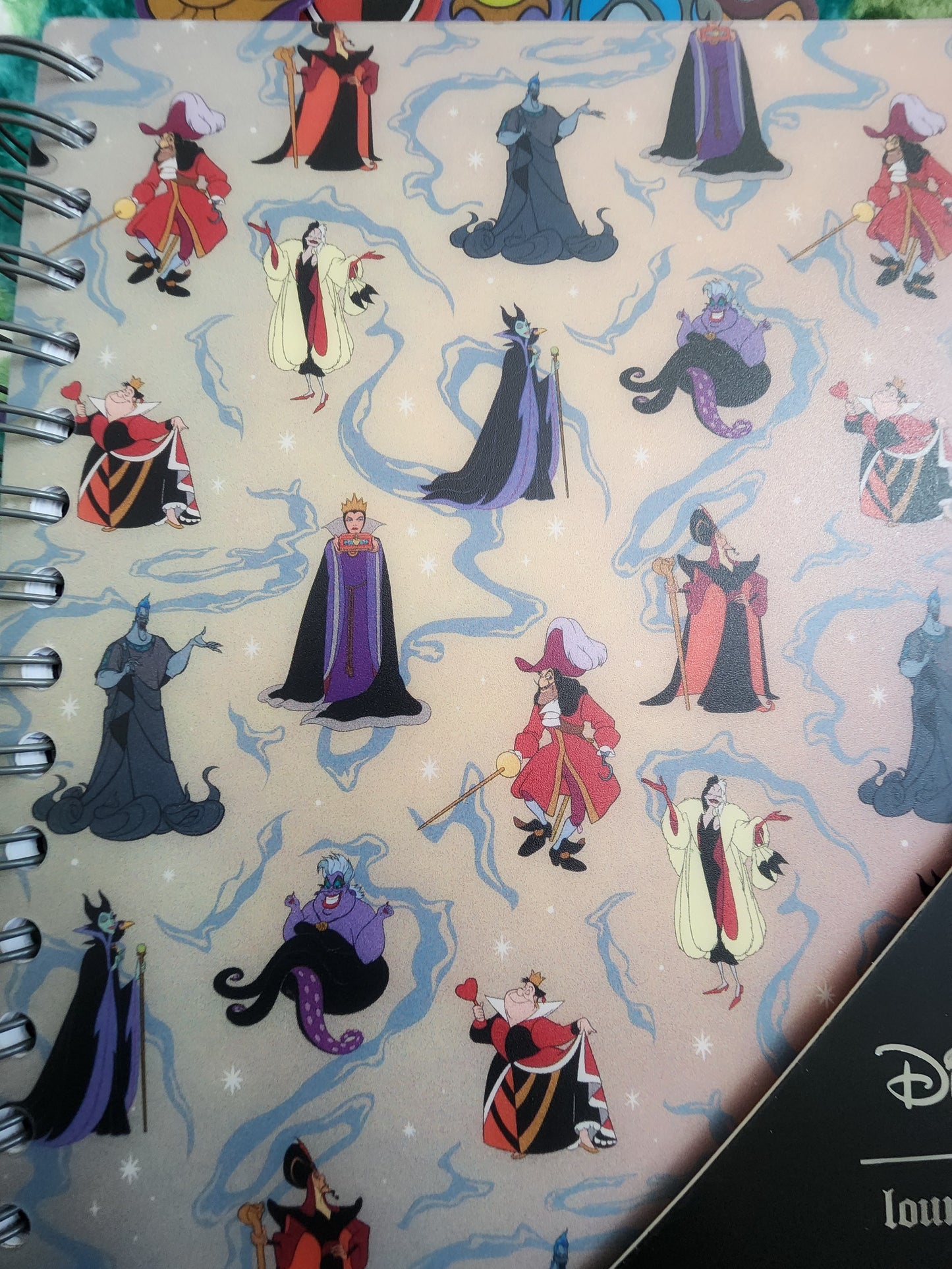 Loungefly Disney Villains Iridescent Notebook