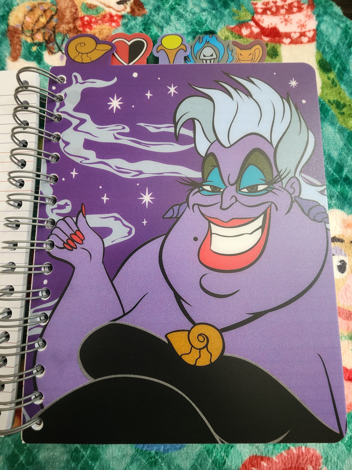 Loungefly Disney Villains Iridescent Notebook