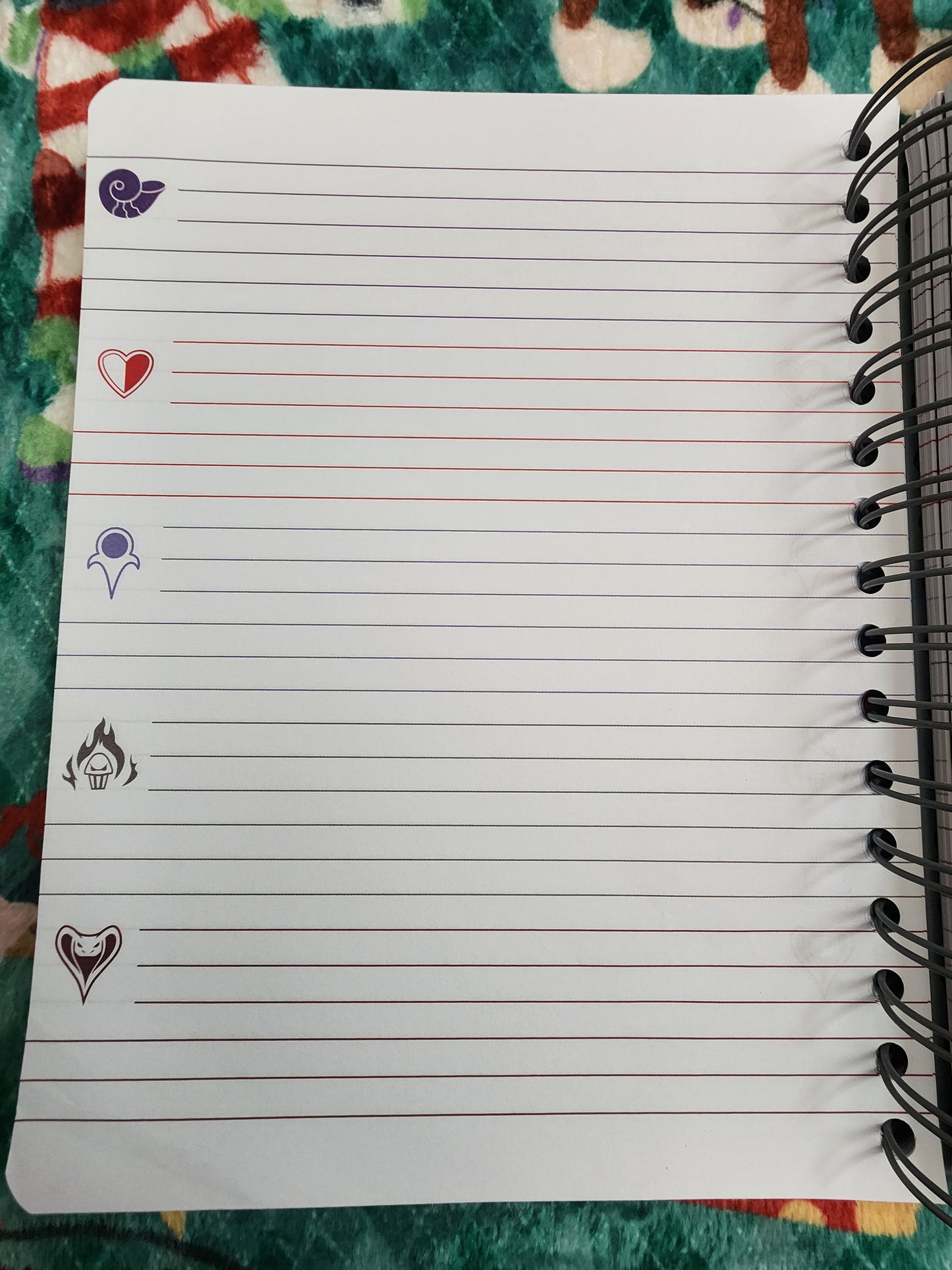 Loungefly Disney Villains Iridescent Notebook
