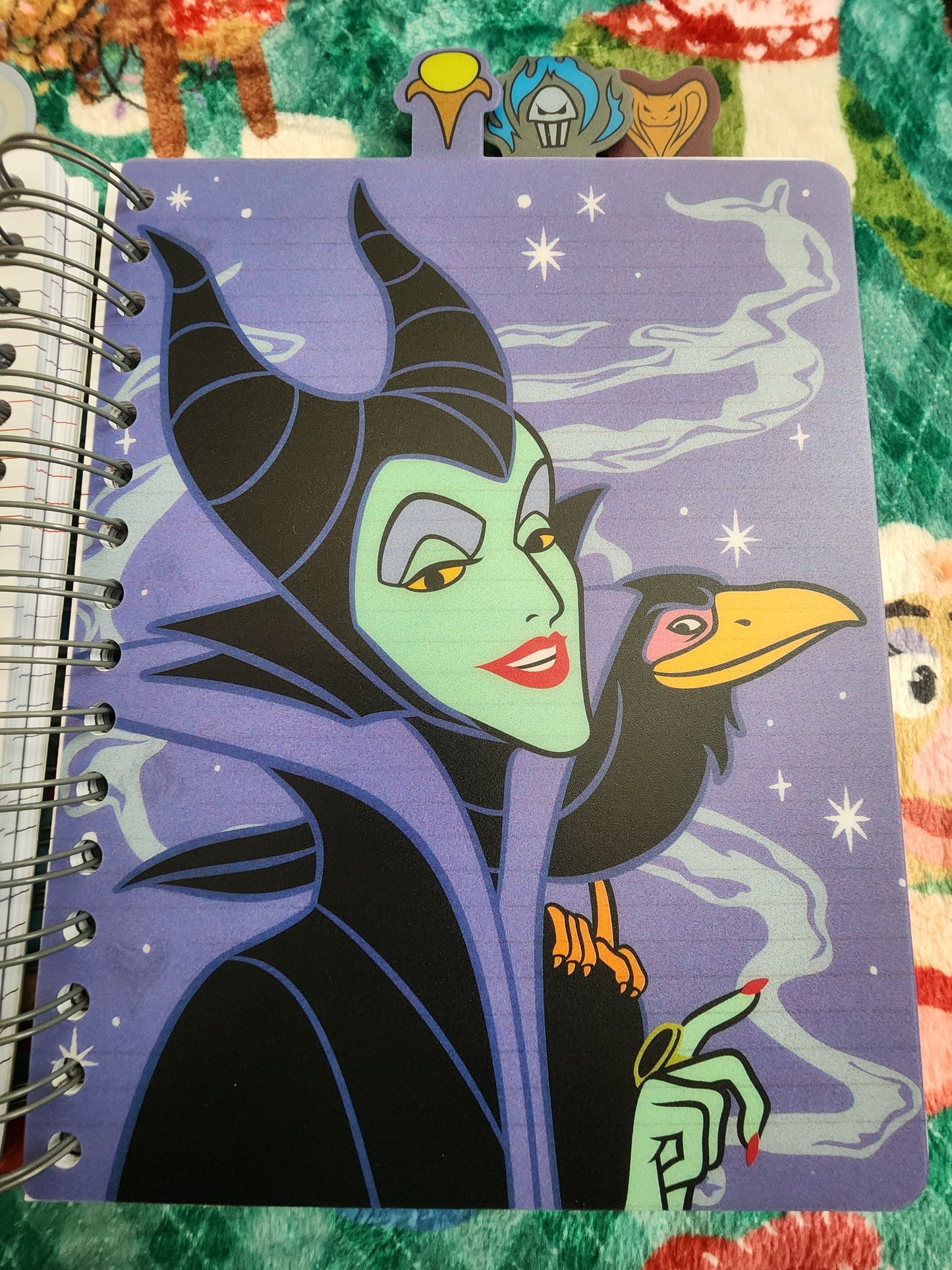 Loungefly Disney Villains Iridescent Notebook