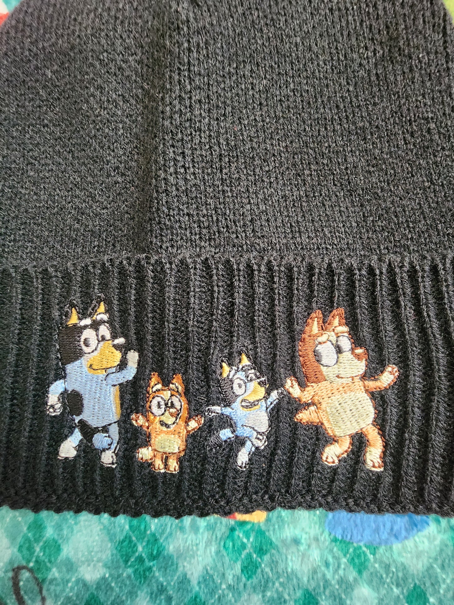 Blue Heeler Bluey and Family Beanie