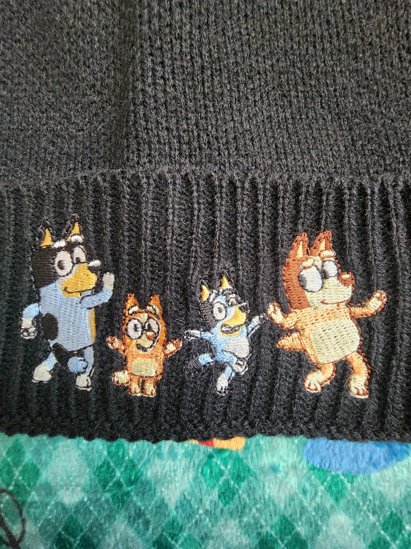 Blue Heeler Bluey and Family Beanie