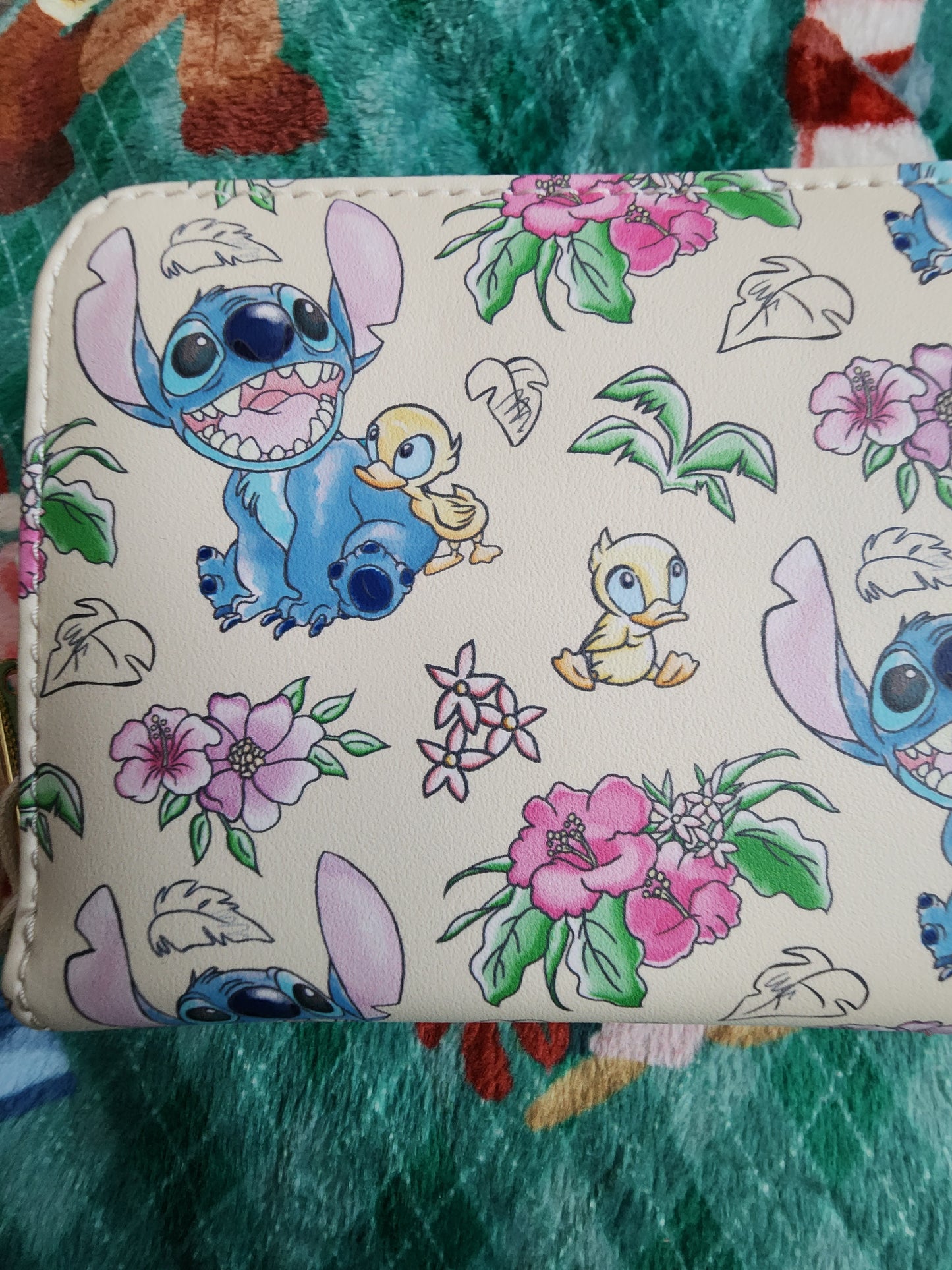 Loungefly Disney Stitch and Ducklings Spring Time Wallet