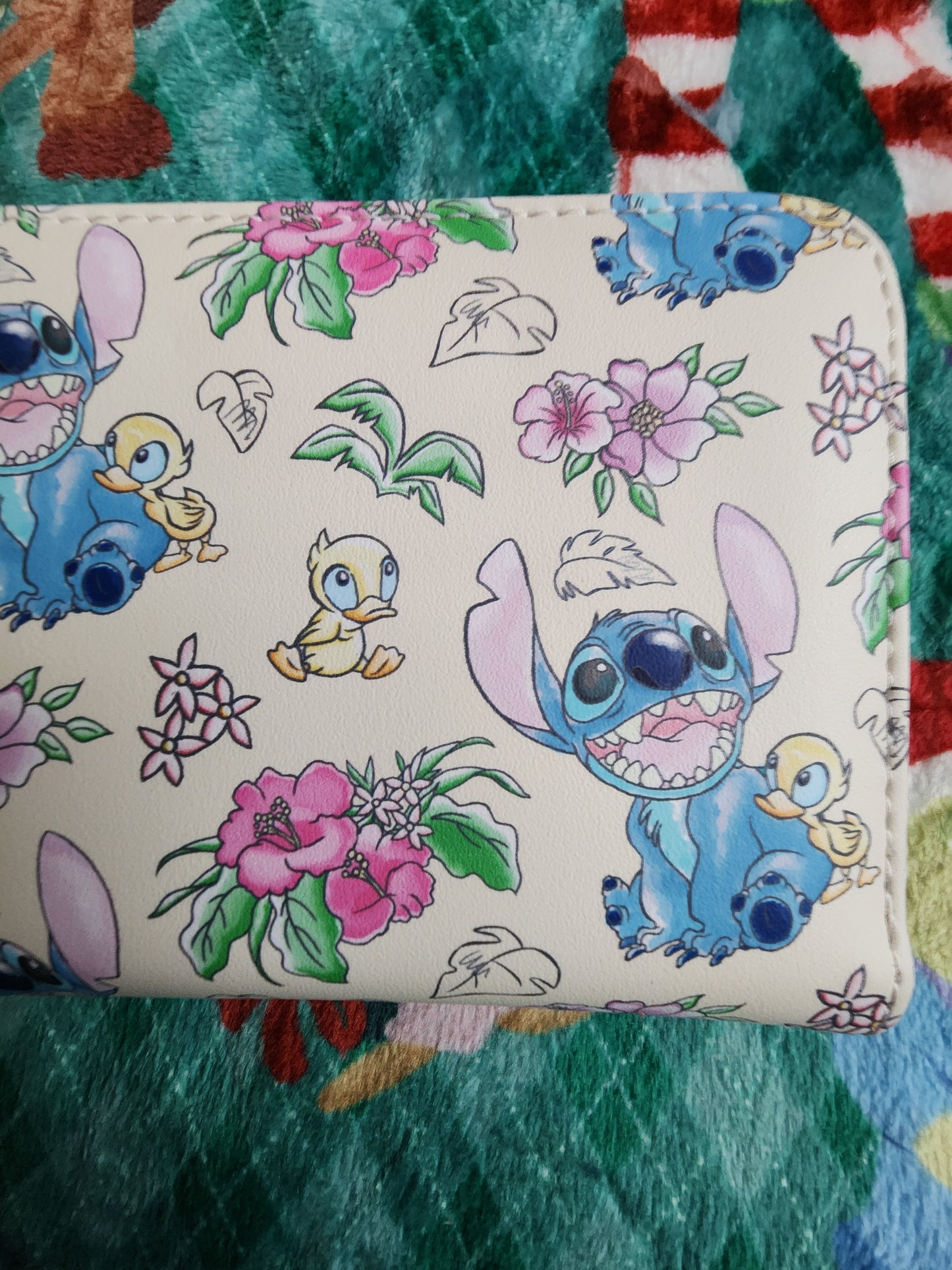 Loungefly Disney Stitch and Ducklings Spring Time Wallet