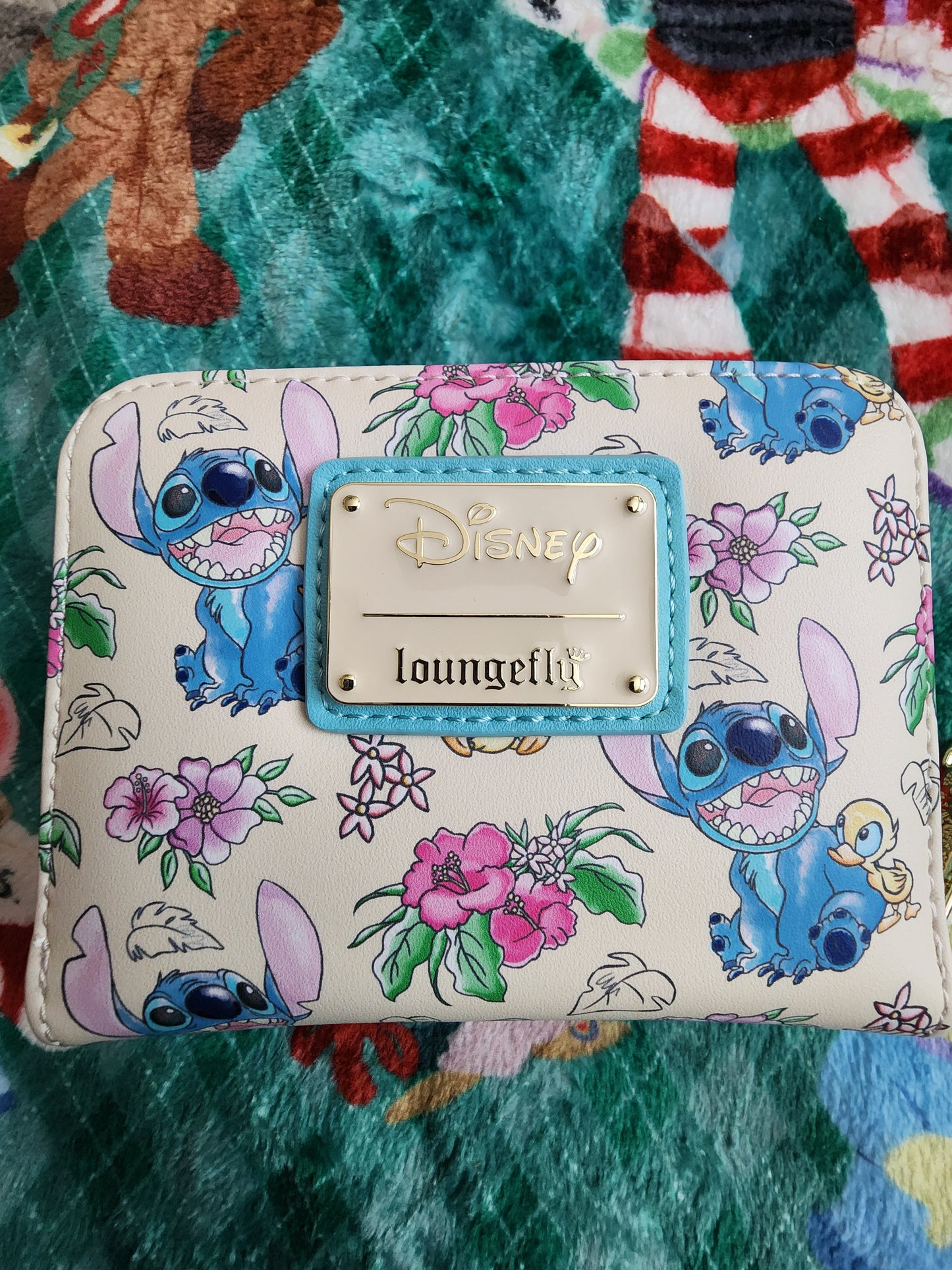 Loungefly Disney Stitch and Ducklings Spring Time Wallet