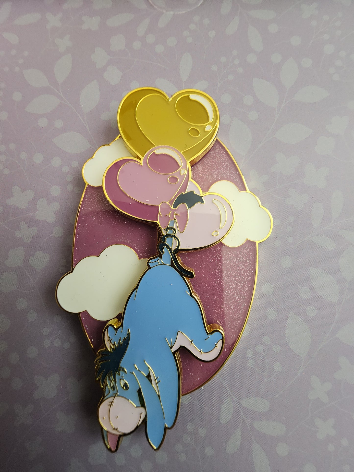 Loungefly Disney Winnie the Pooh Eeyore Heart Balloons Pin