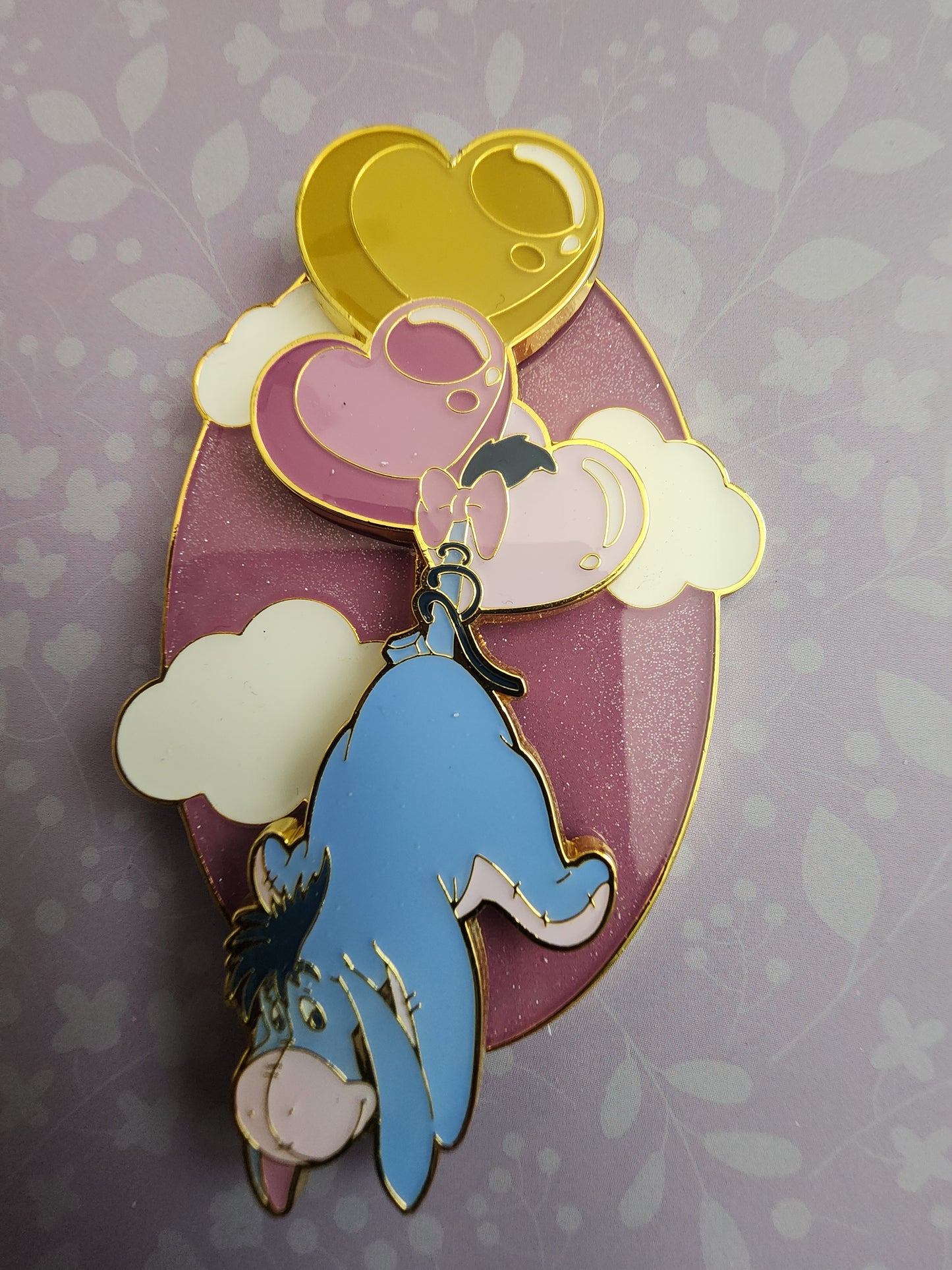 Loungefly Disney Winnie the Pooh Eeyore Heart Balloons Pin