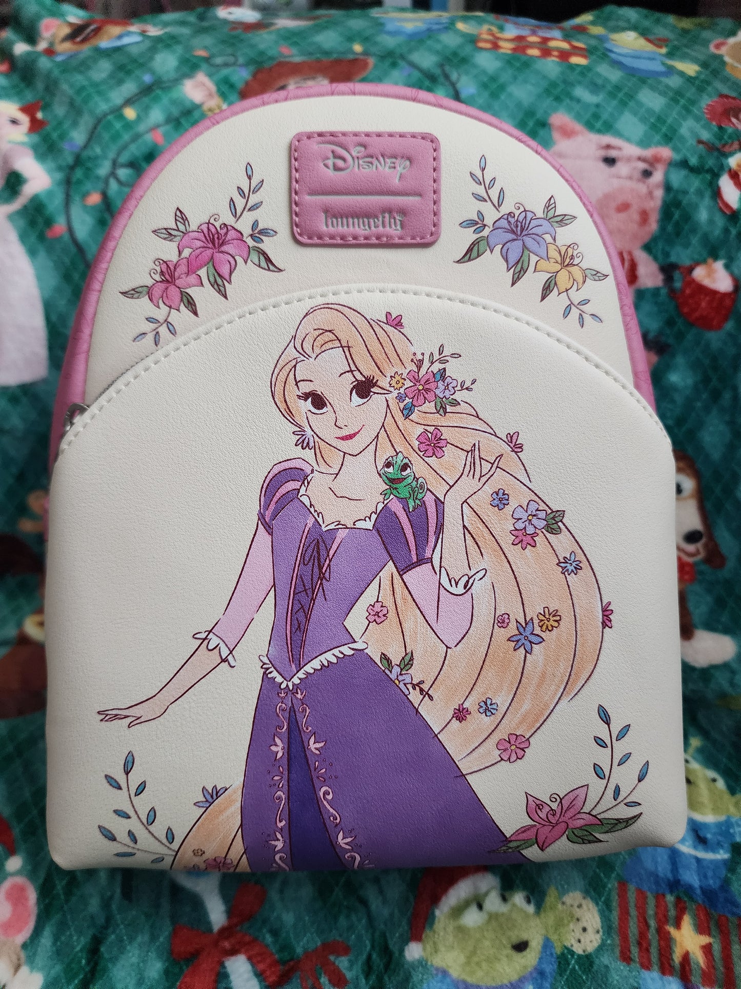 Loungefly Disney Tangled Rapunzel Floral Backpack