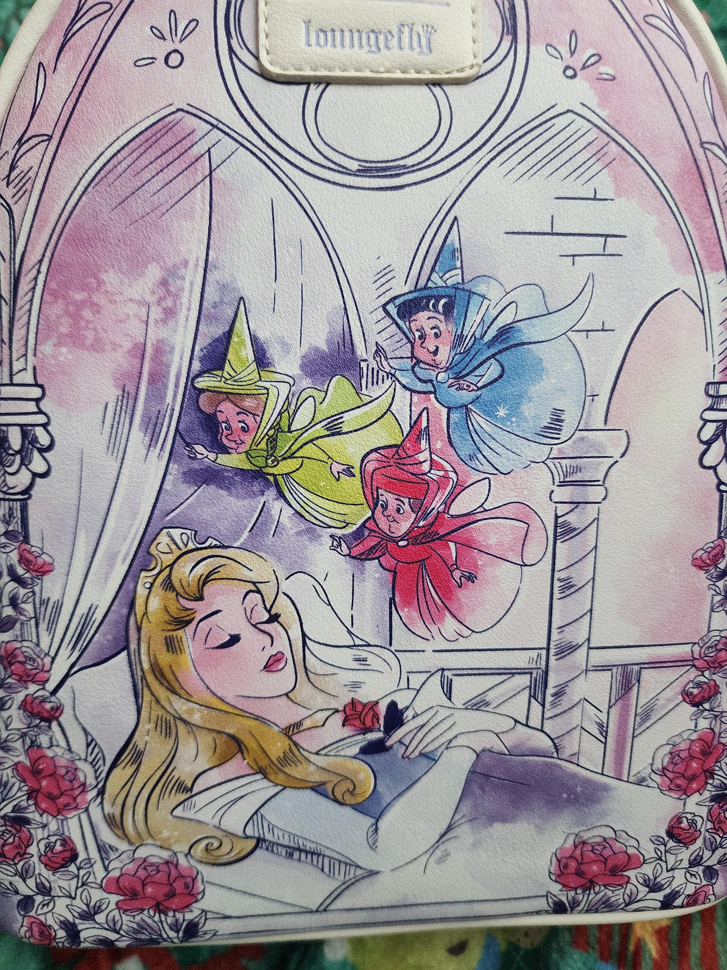 Loungefly Disney Sleeping Beauty 65th Anniversary Backpack