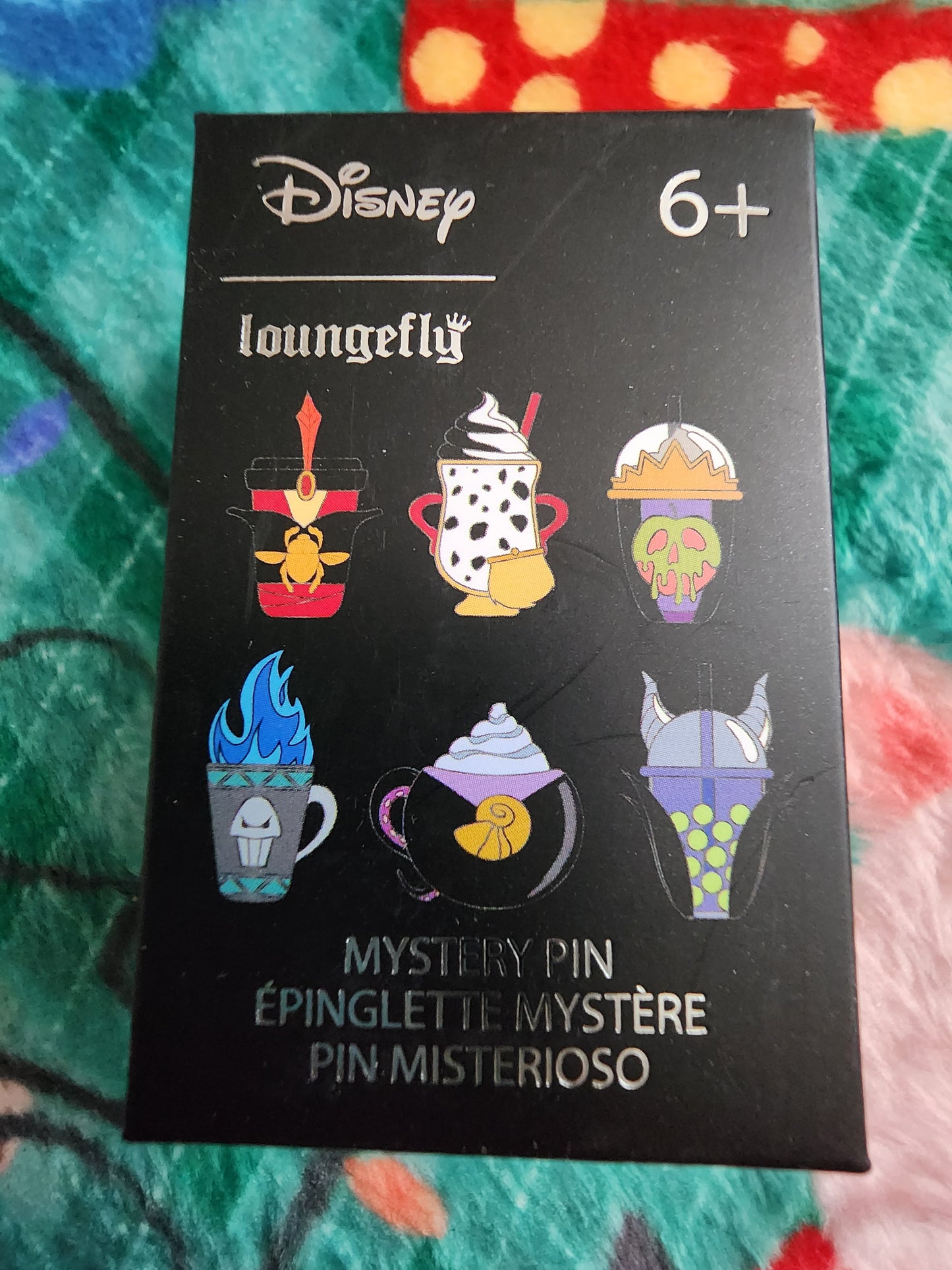 Loungefly Disney Villains Drink Mystery Pins