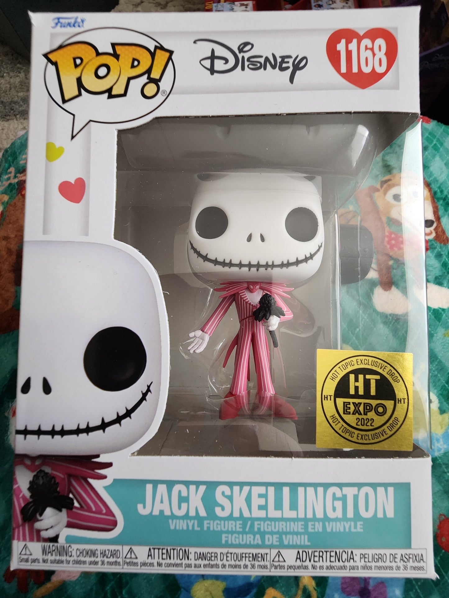 Funko Pop Disney Nightmare Before Christmas Jack Skellington Valentine's Figure