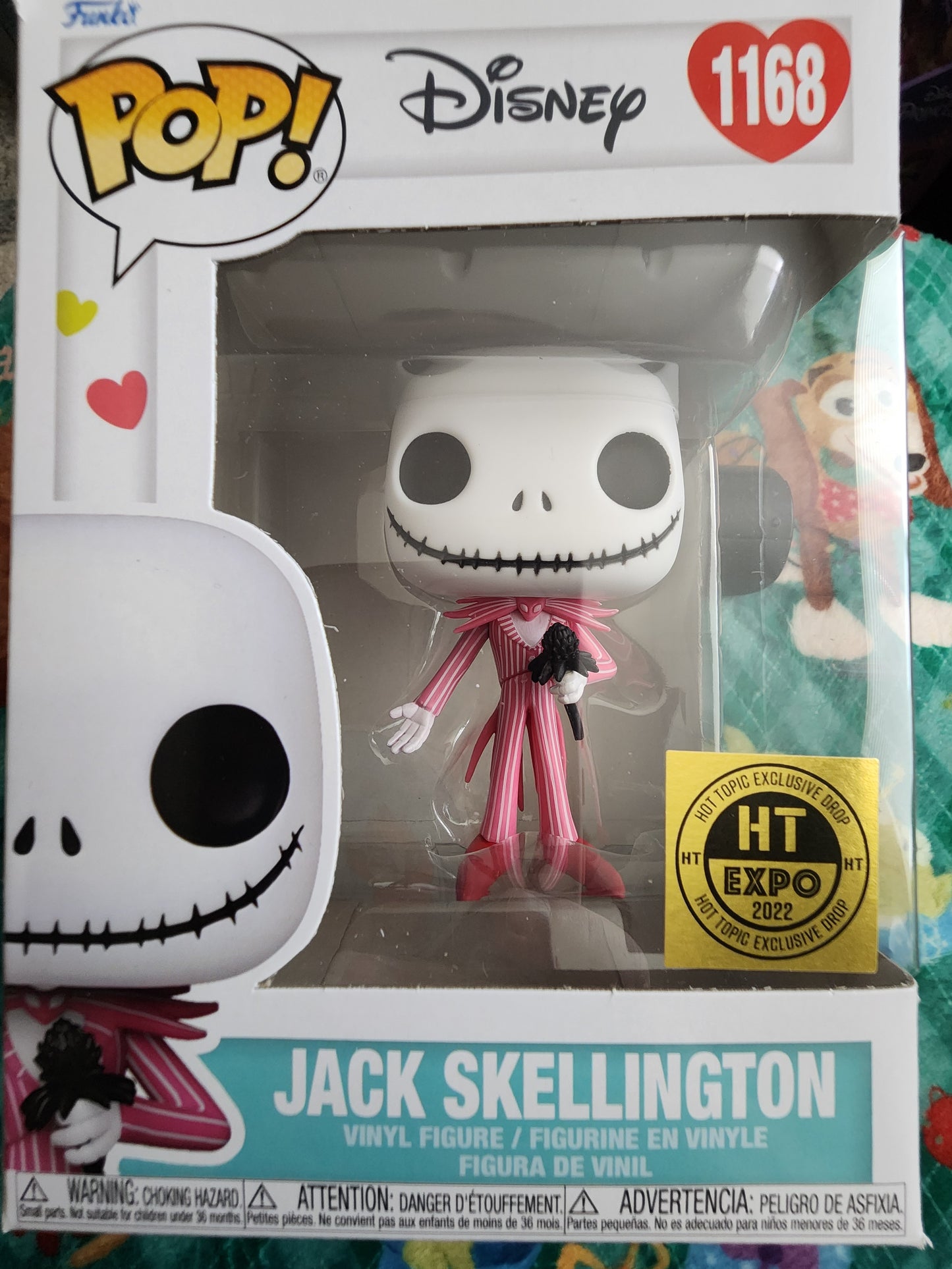 Funko Pop Disney Nightmare Before Christmas Jack Skellington Valentine's Figure