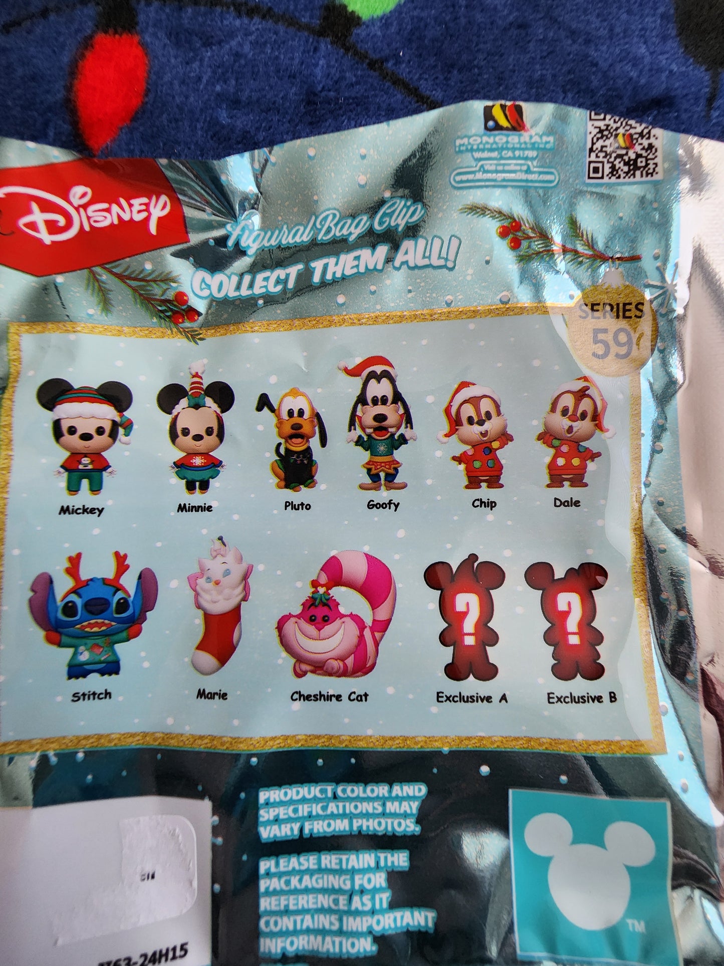 Disney Holiday Mystery Bag Clips