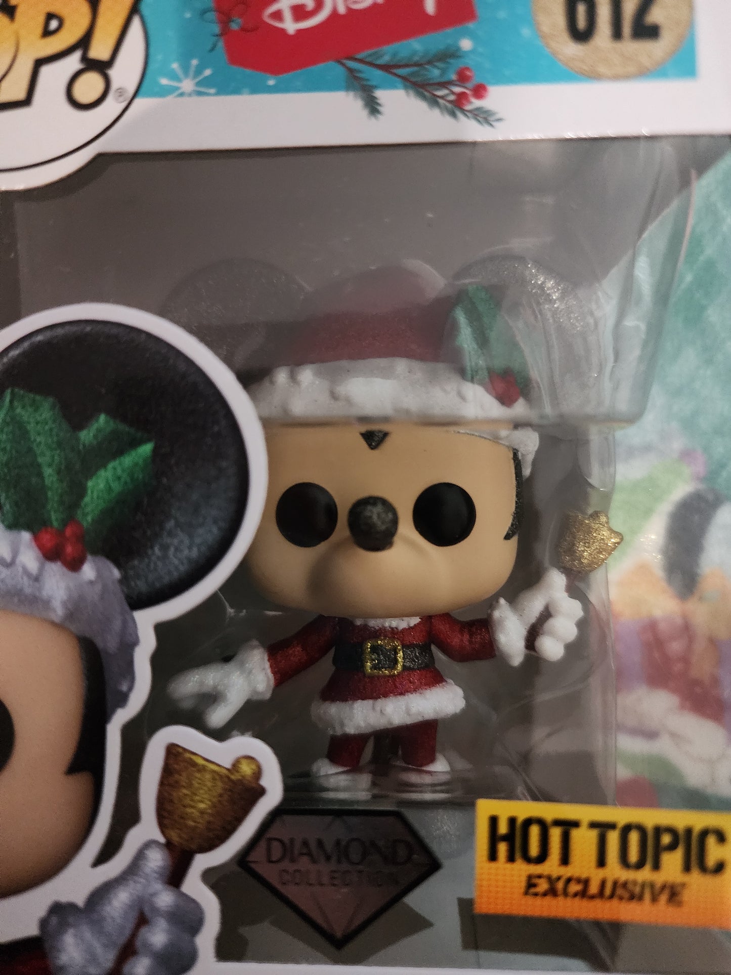 Funko Pop Exclusive Diamond Disney Mickey Mouse as Santa Claus Figure