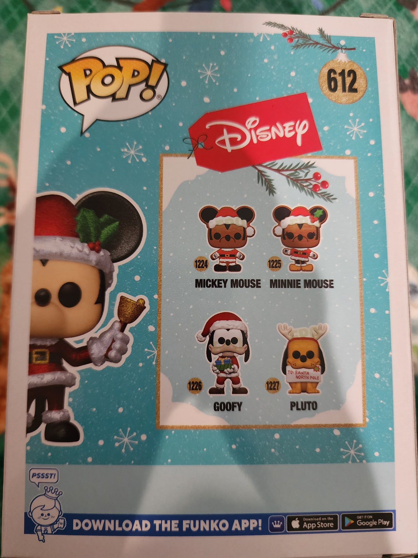 Funko Pop Exclusive Diamond Disney Mickey Mouse as Santa Claus Figure