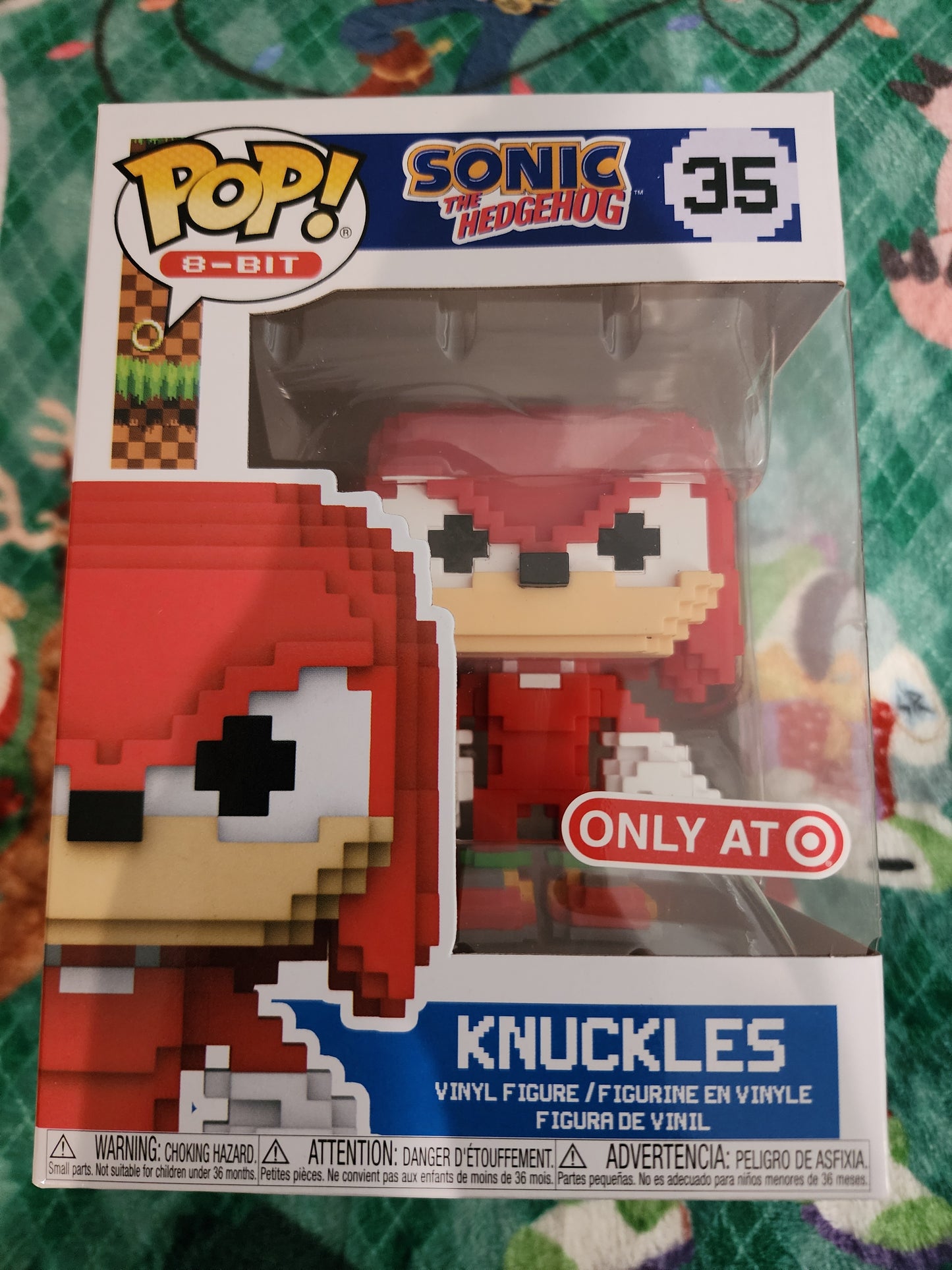 Funko Pop Exclusive Sonic the Hedgehog Knuckles 8-bit Figure