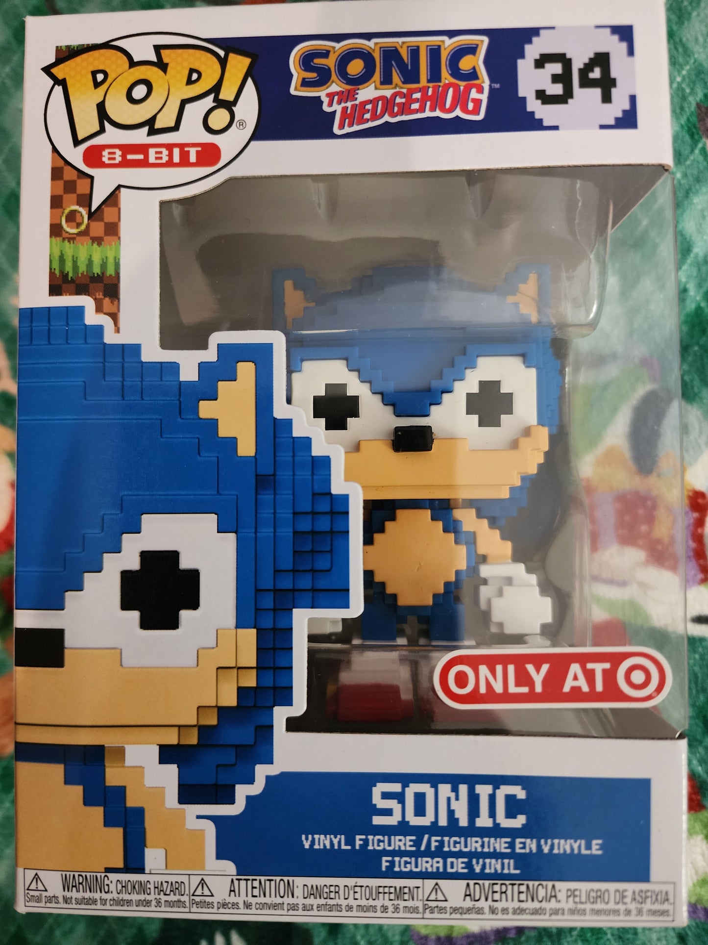 Funko Pop Exclusive Sonic the Hedgehog Sonic 8-bit Figure