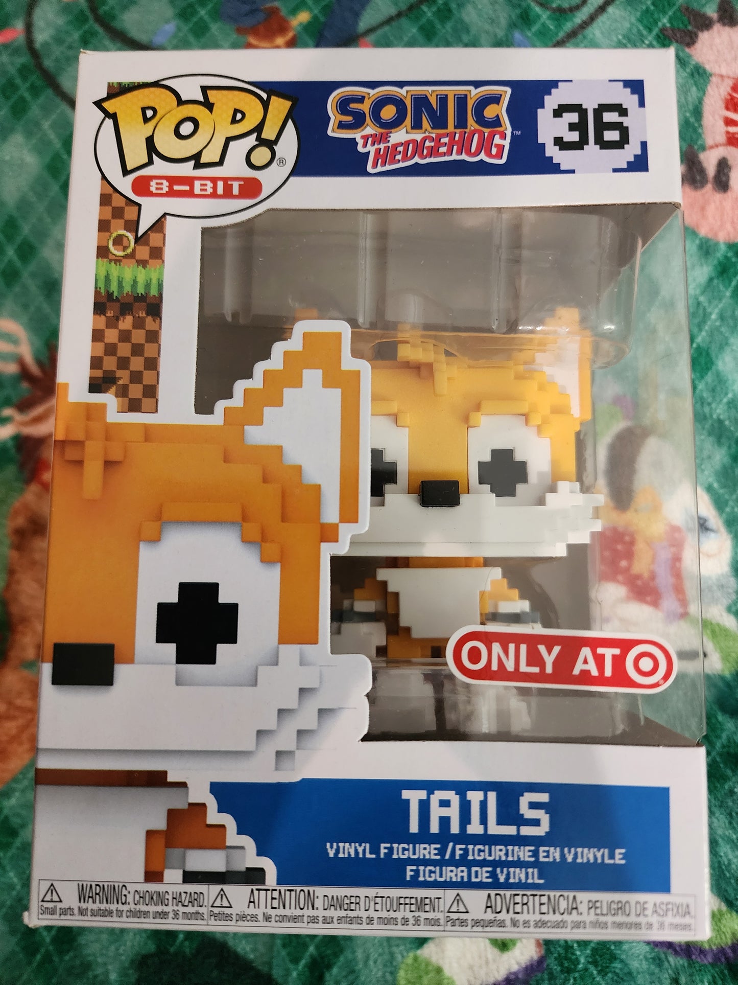 Funko Pop Exclusive Sonic the Hedgehog Tails 8-bit Figure