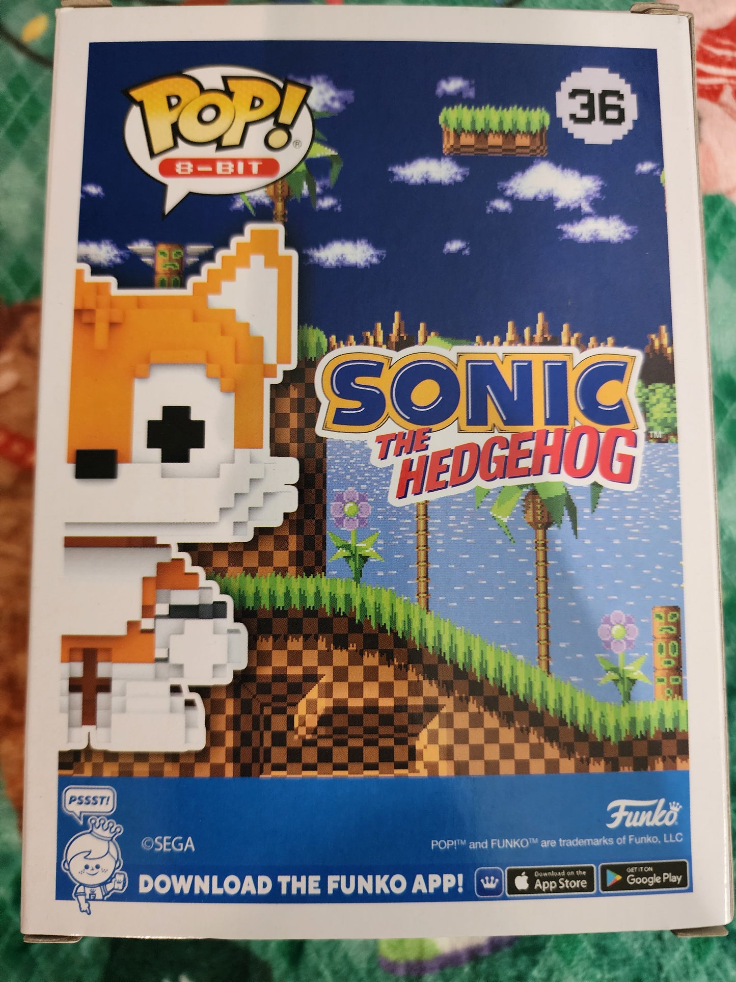 Funko Pop Exclusive Sonic the Hedgehog Tails 8-bit Figure