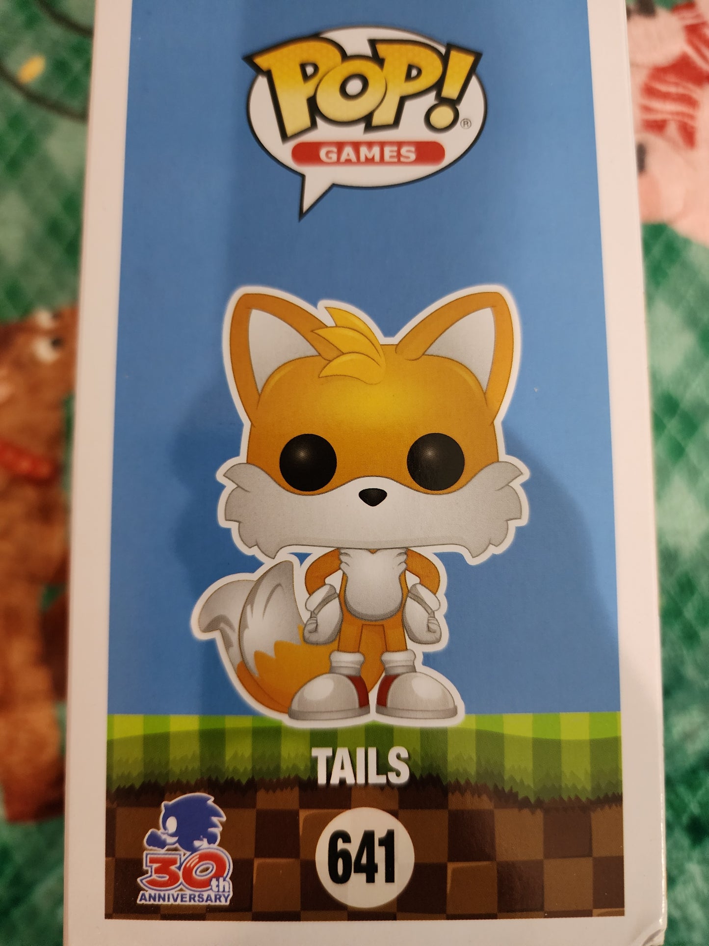 Funko Pop Exclusive Sonic the Hedgehog Tails Flocked Figure