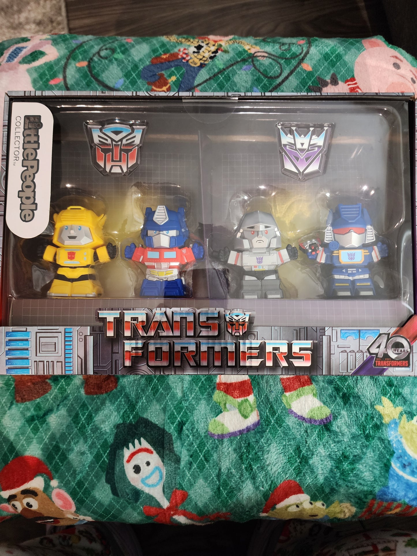 Fisher Price Little People 40th Anniversary Transformers Collector Figures Set