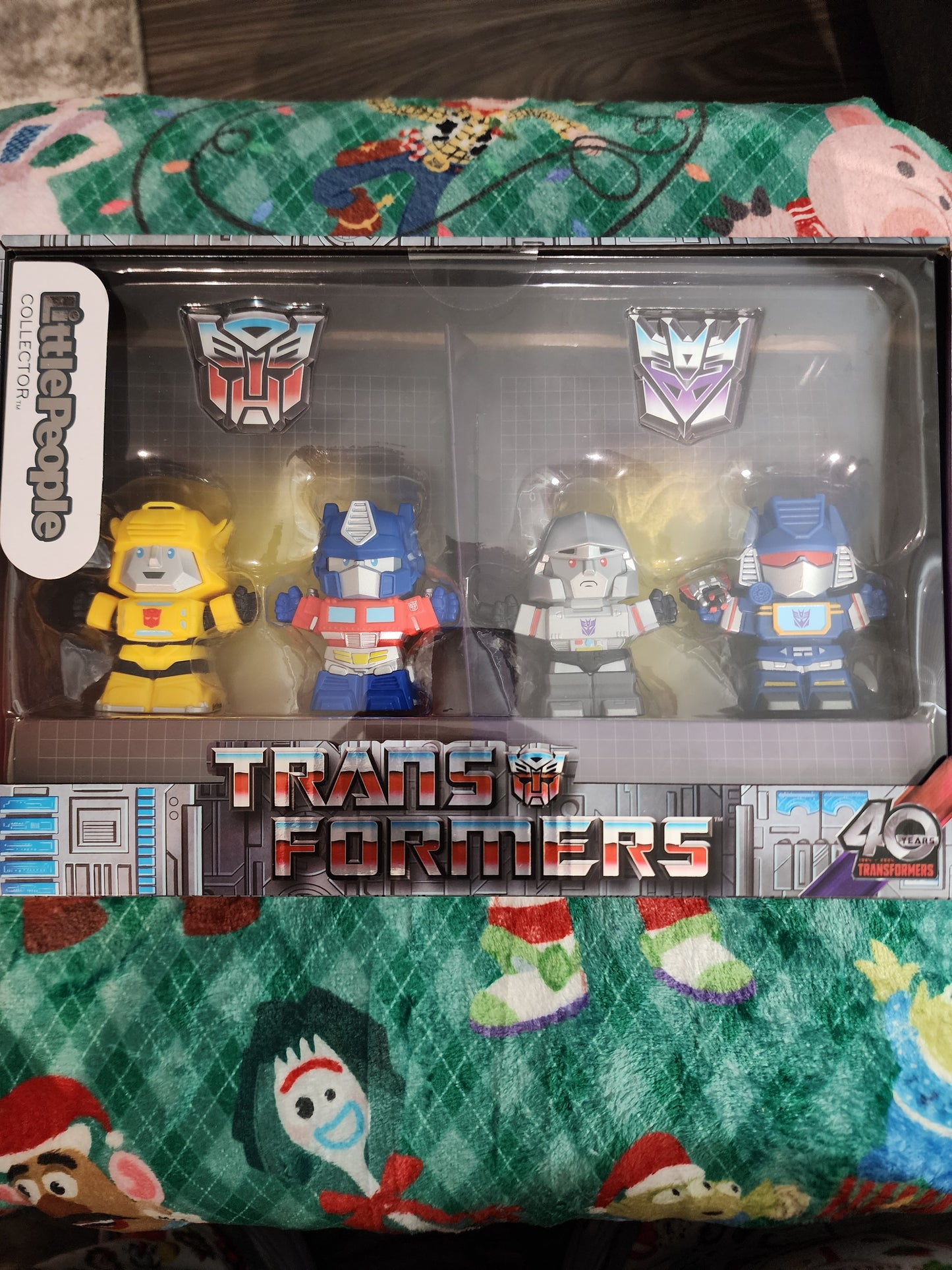 Fisher Price Little People 40th Anniversary Transformers Collector Figures Set