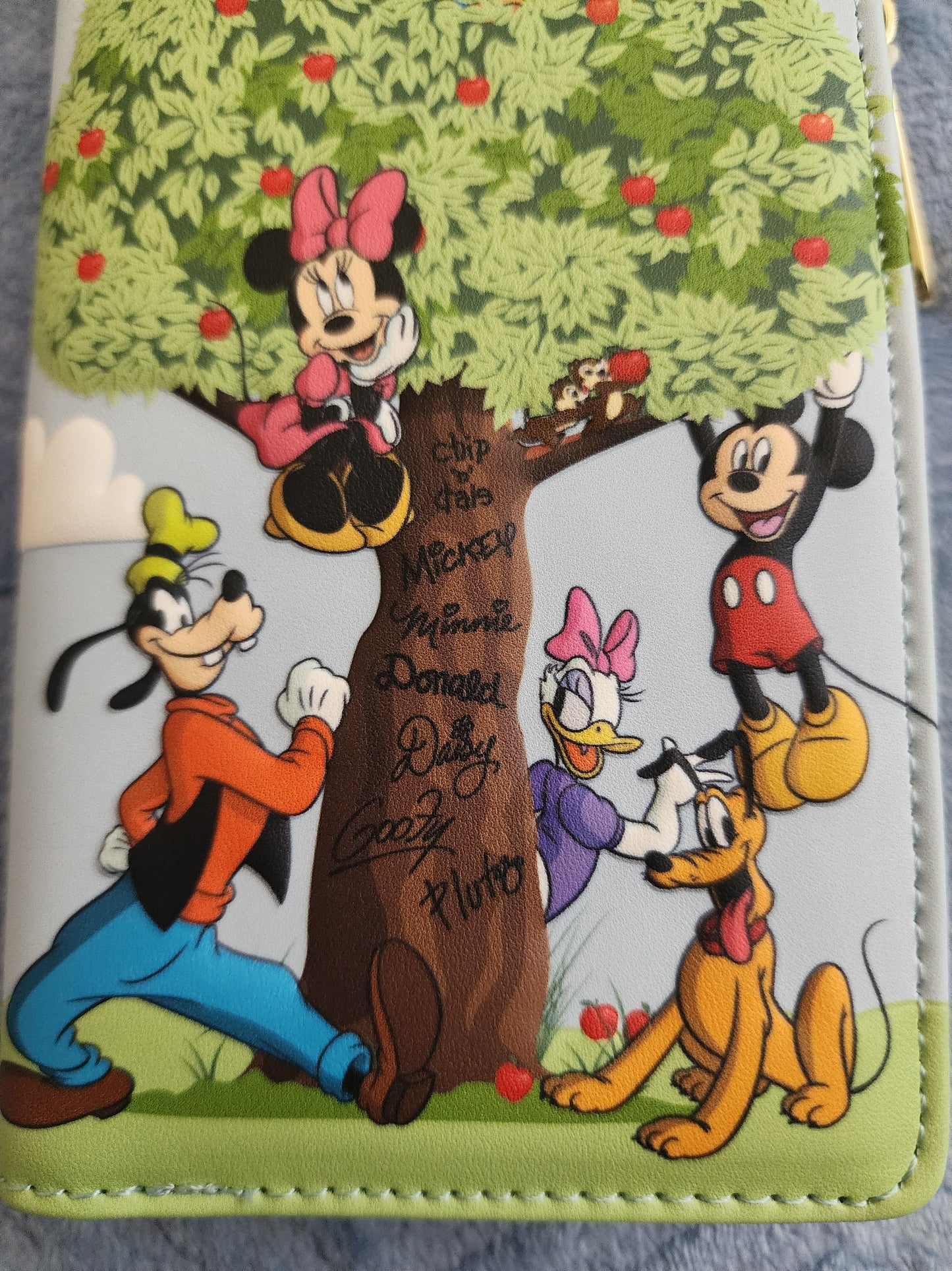 Loungefly Disney Mickey and Friends Apple Tree Wallet