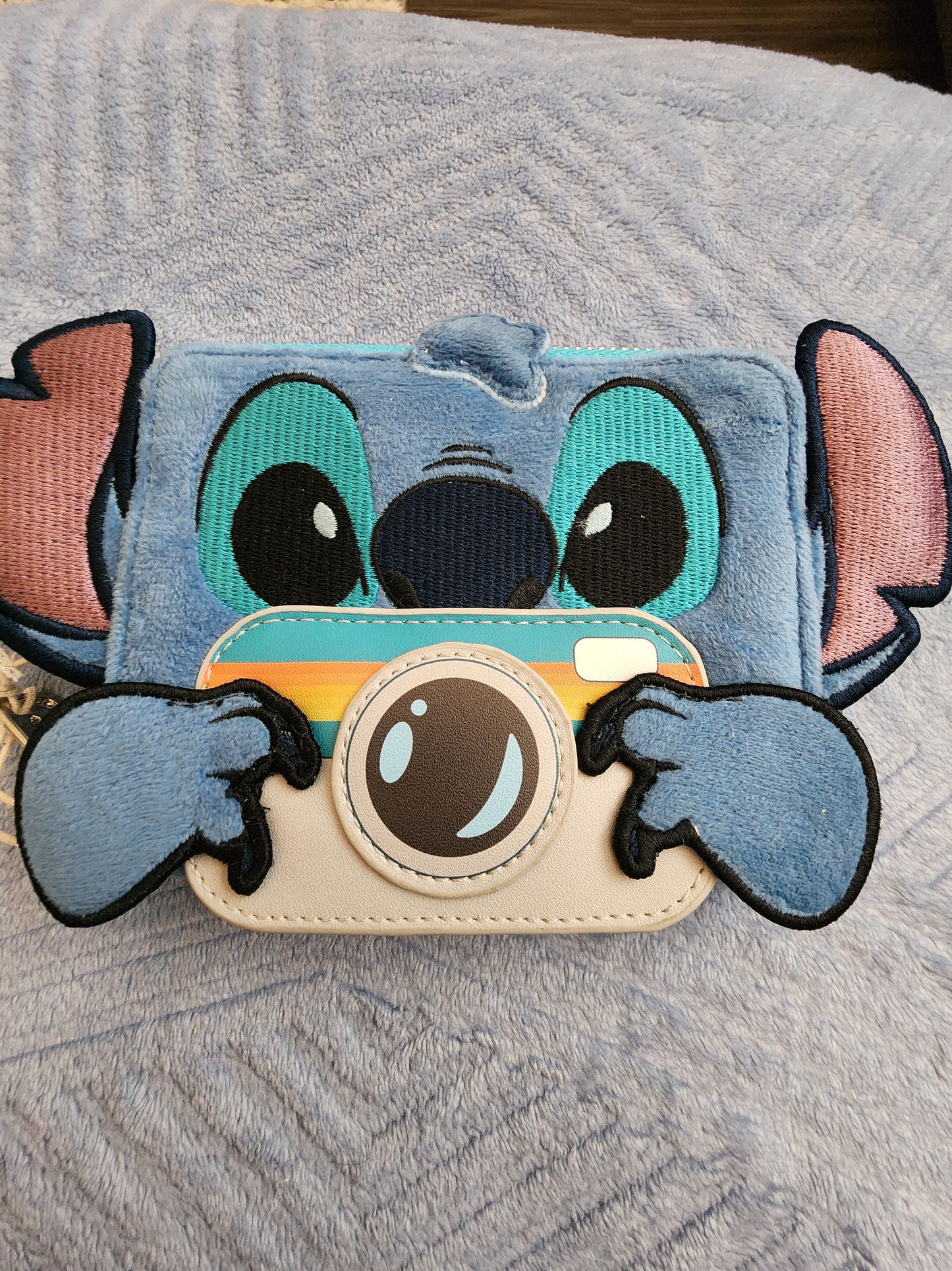 Loungefly Disney Stitch with Camera Wallet