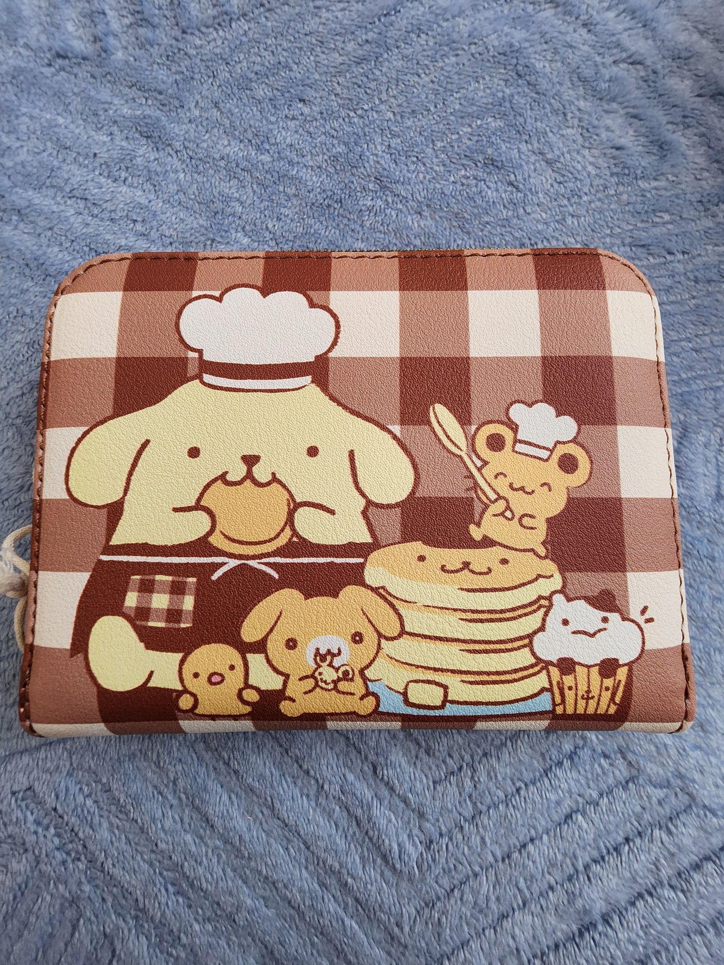 Loungefly Hello Kitty Pompompurin Bakery Gingham Wallet