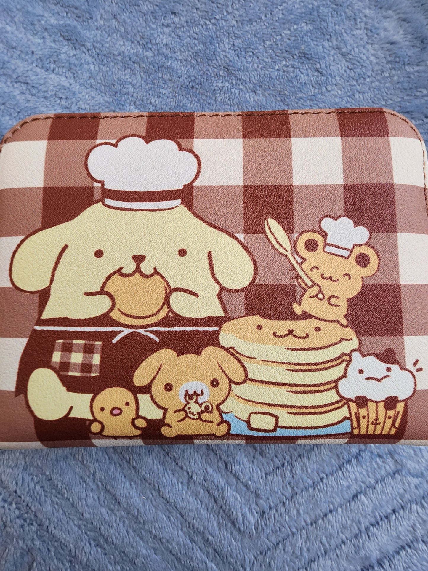 Loungefly Hello Kitty Pompompurin Bakery Gingham Wallet