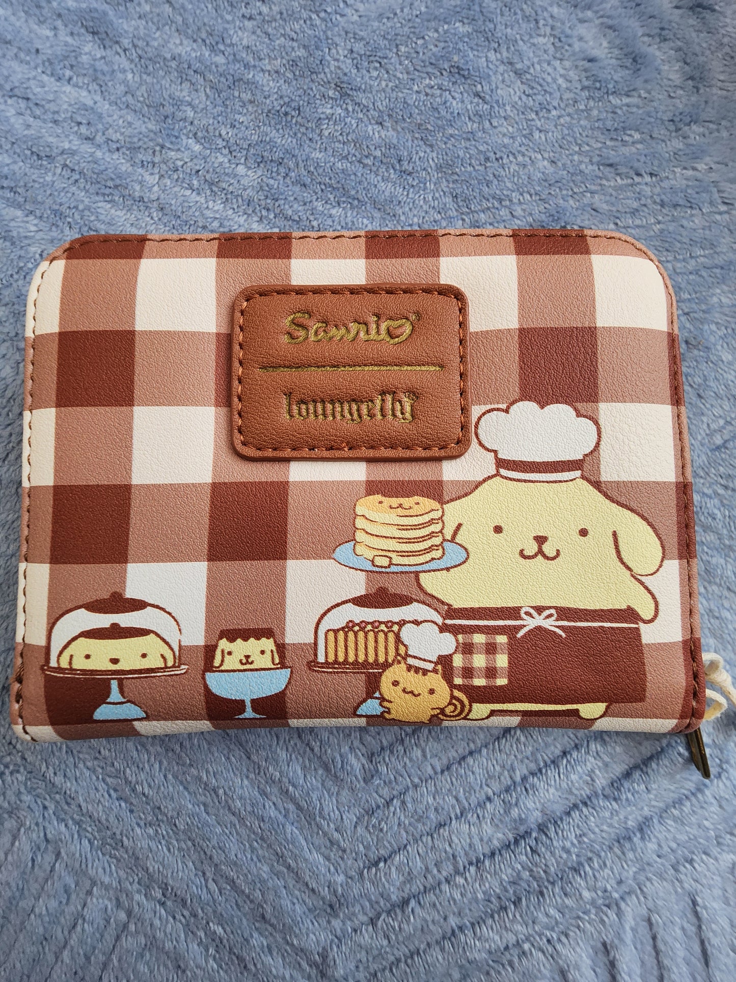 Loungefly Hello Kitty Pompompurin Bakery Gingham Wallet