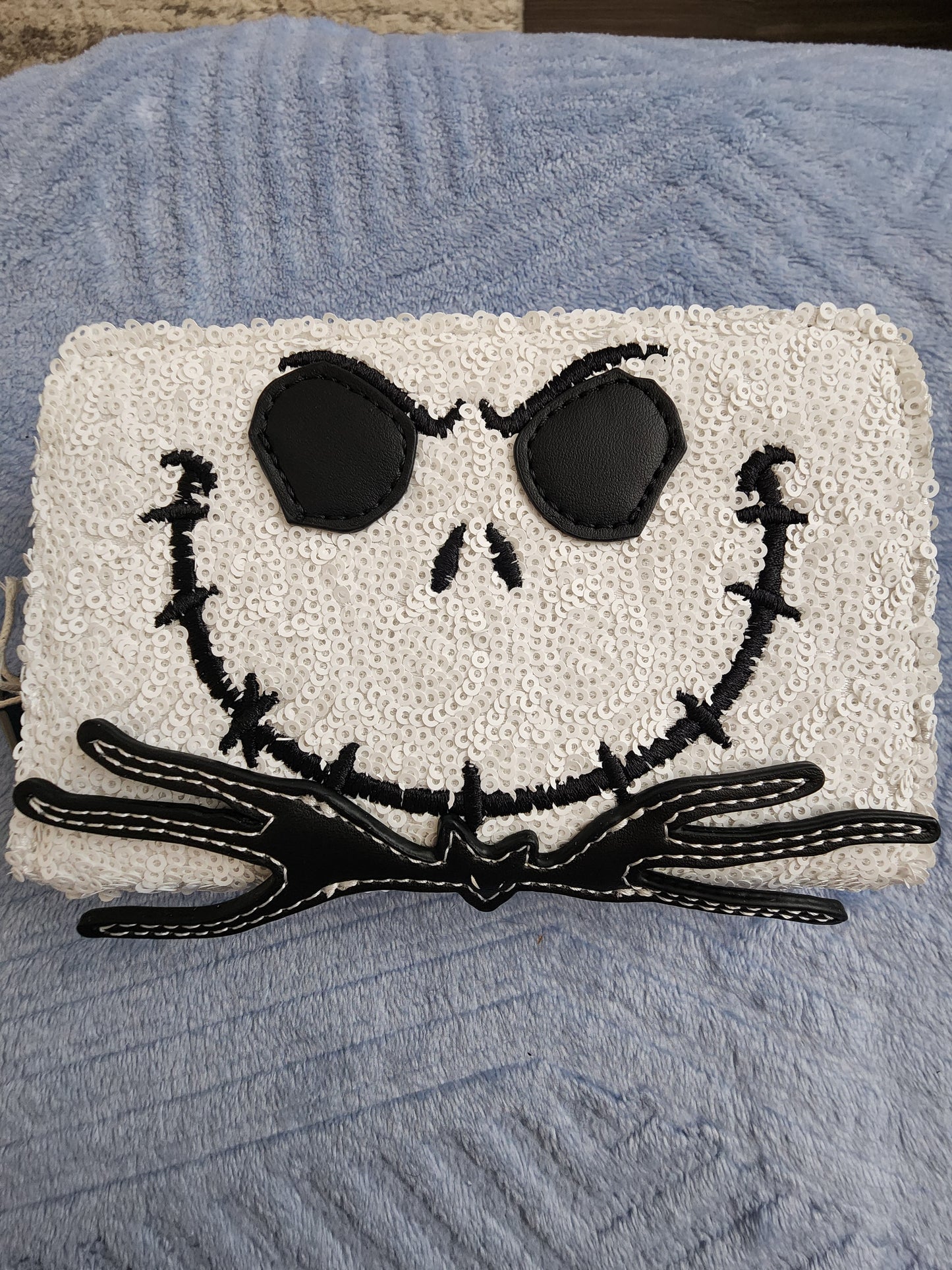 Loungefly Exclusive Disney Nightmare Before Christmas Jack Skellington Sequined Wallet