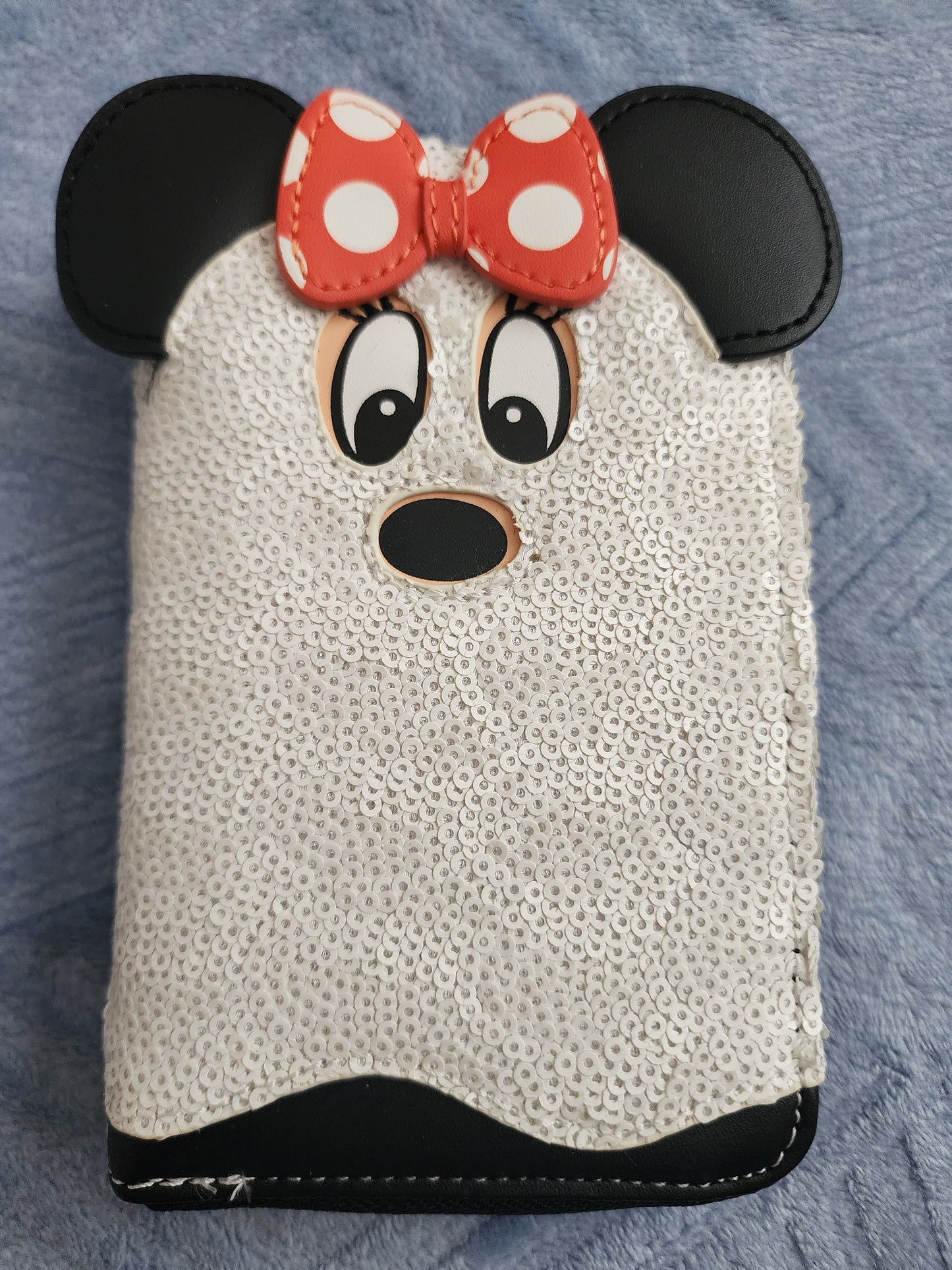 Loungefly Exclusive Disney Minnie Mouse as a Ghost Sequined Wallet