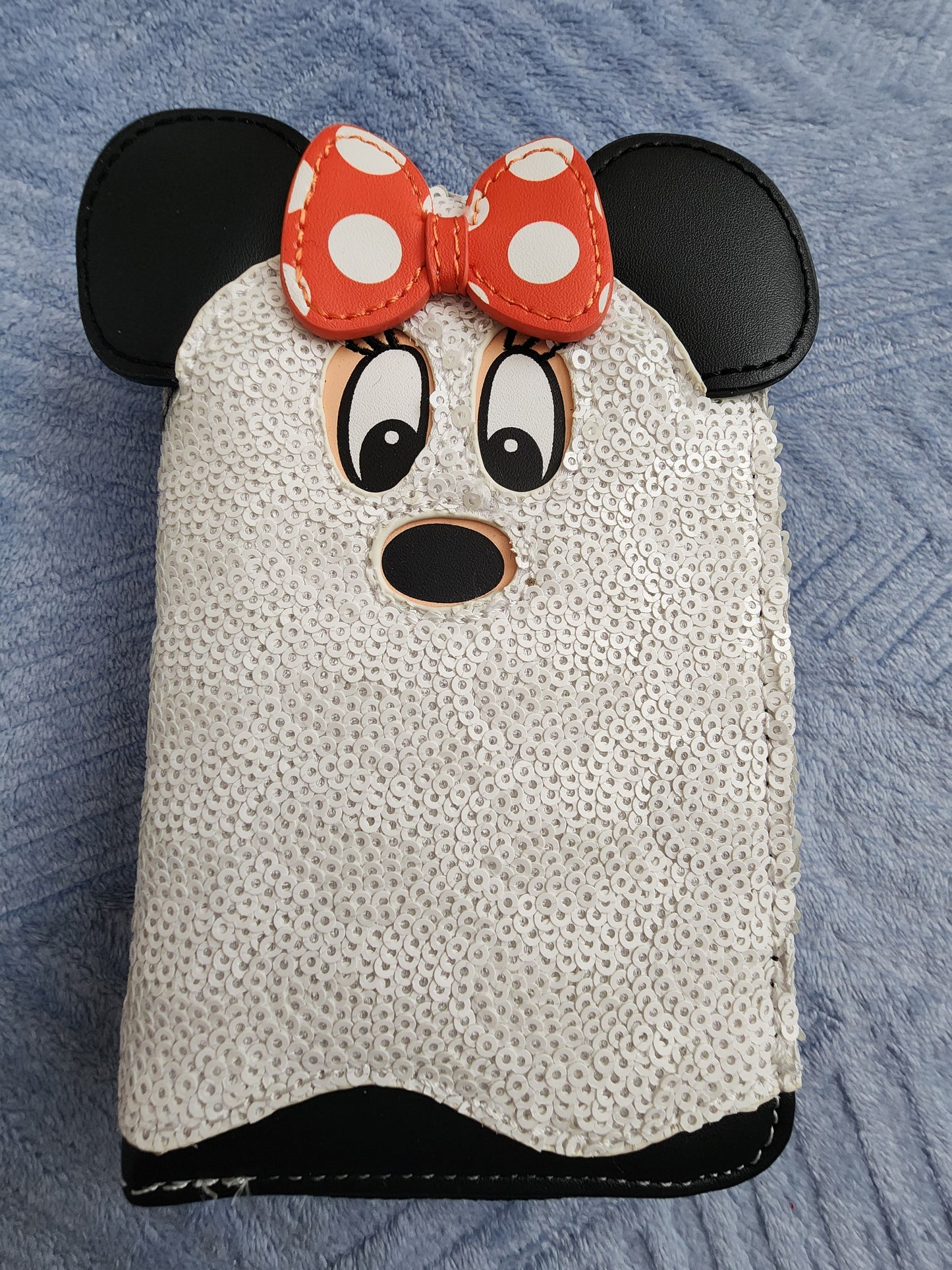 Loungefly Exclusive Disney Minnie Mouse as a Ghost Sequined Wallet