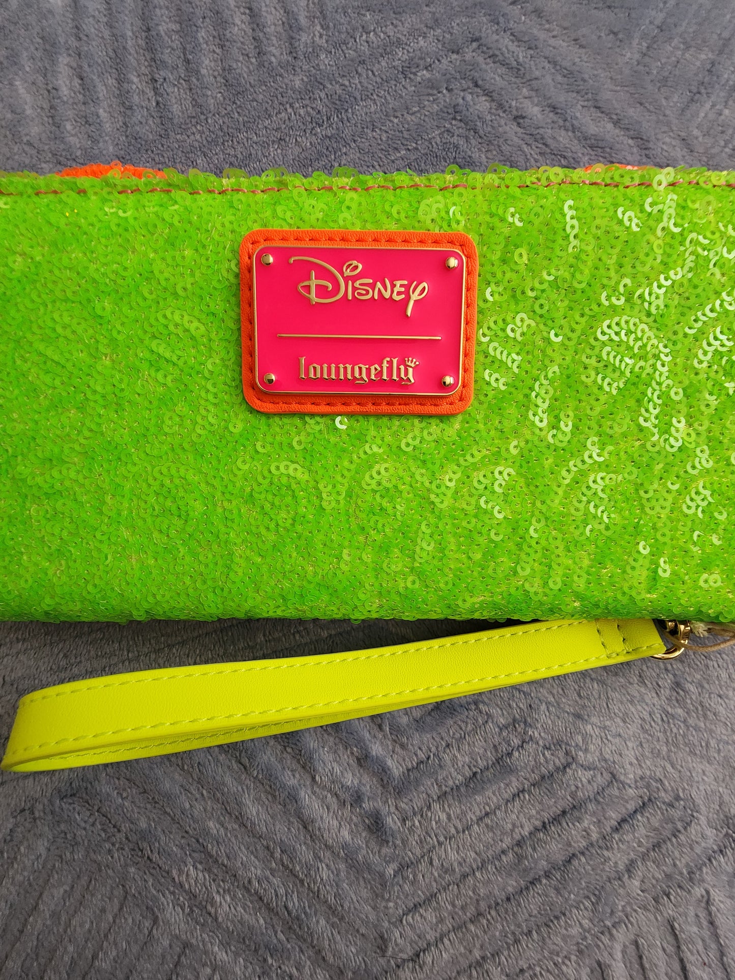 Loungefly Exclusive Disney Minnie Mouse Neon Wallet/Wristlet