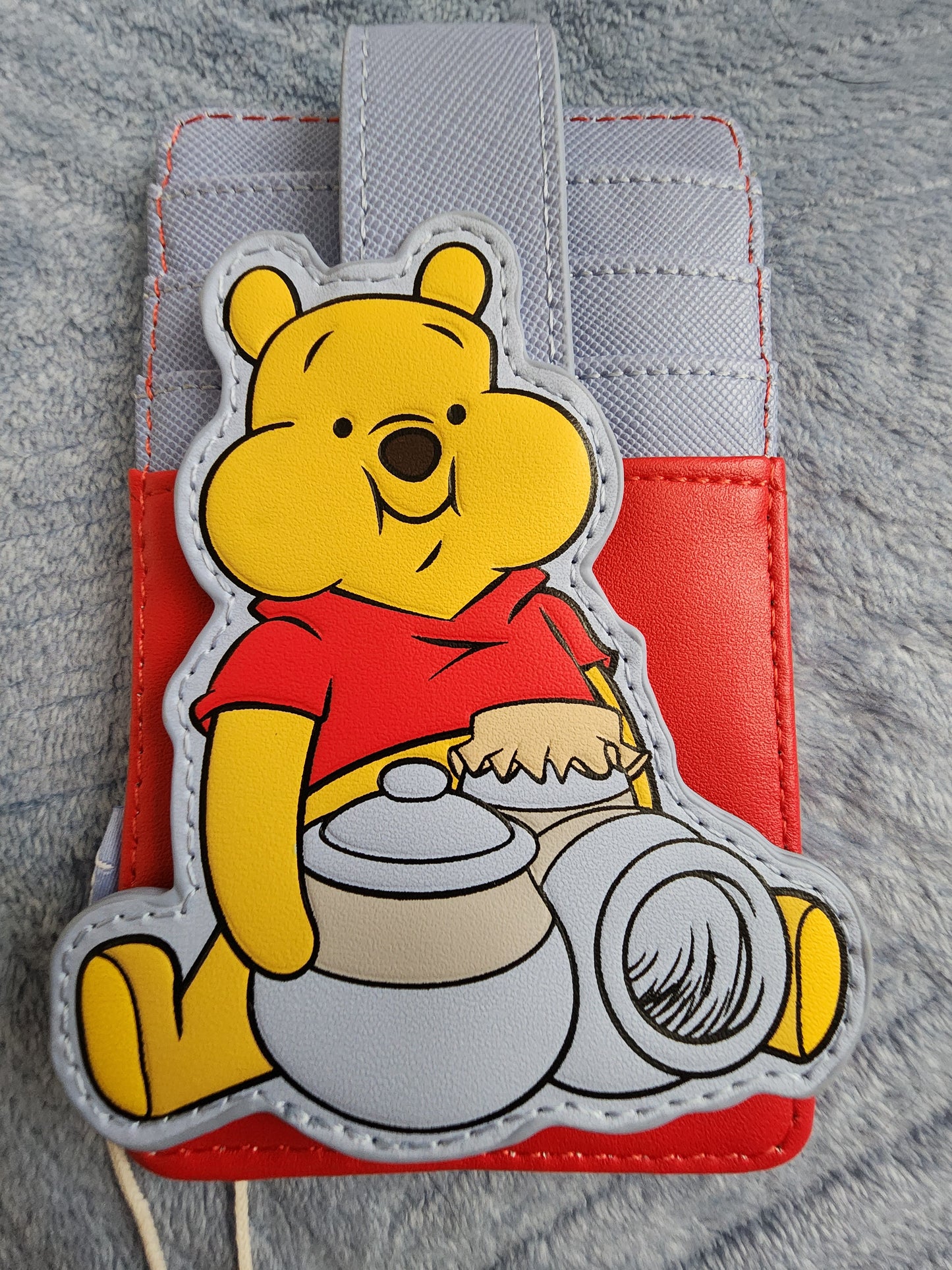 Loungefly Disney Winnie the Pooh Eating Honey Snap Card Holder