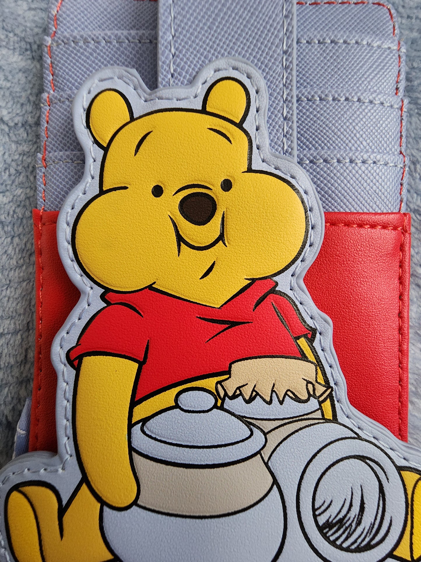 Loungefly Disney Winnie the Pooh Eating Honey Snap Card Holder