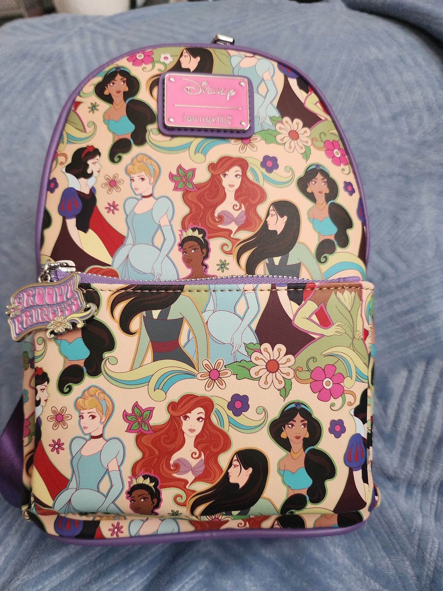 Loungefly Disney Princess Groovy Backpack