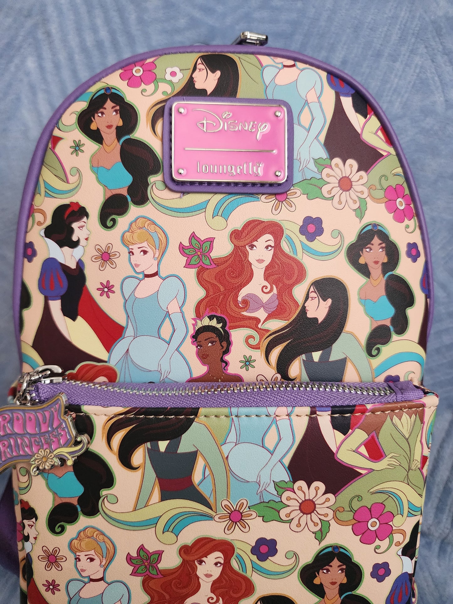 Loungefly Disney Princess Groovy Backpack