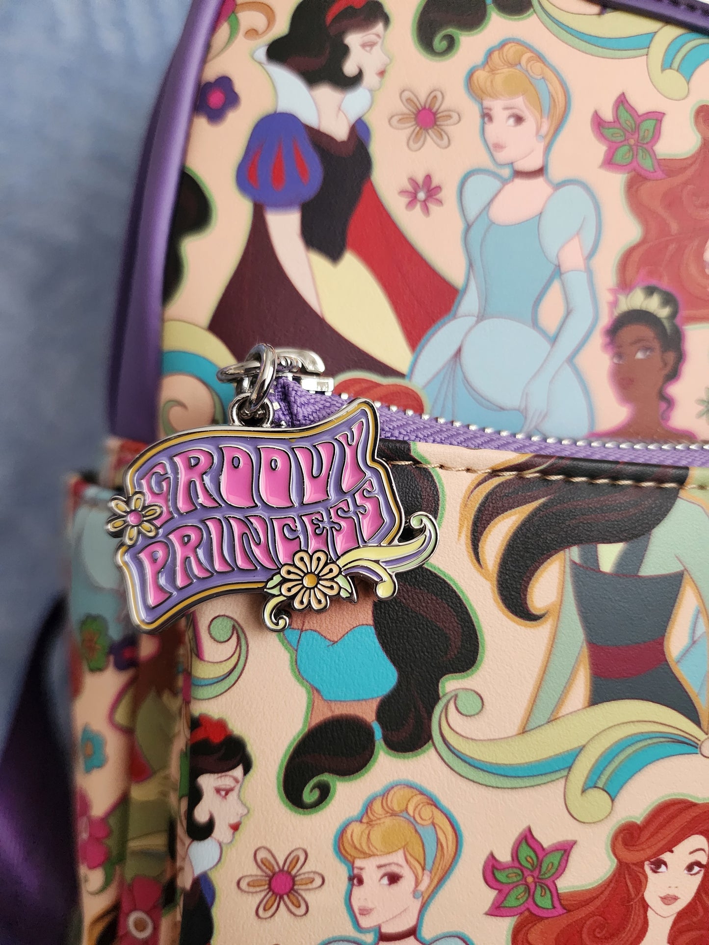 Loungefly Disney Princess Groovy Backpack