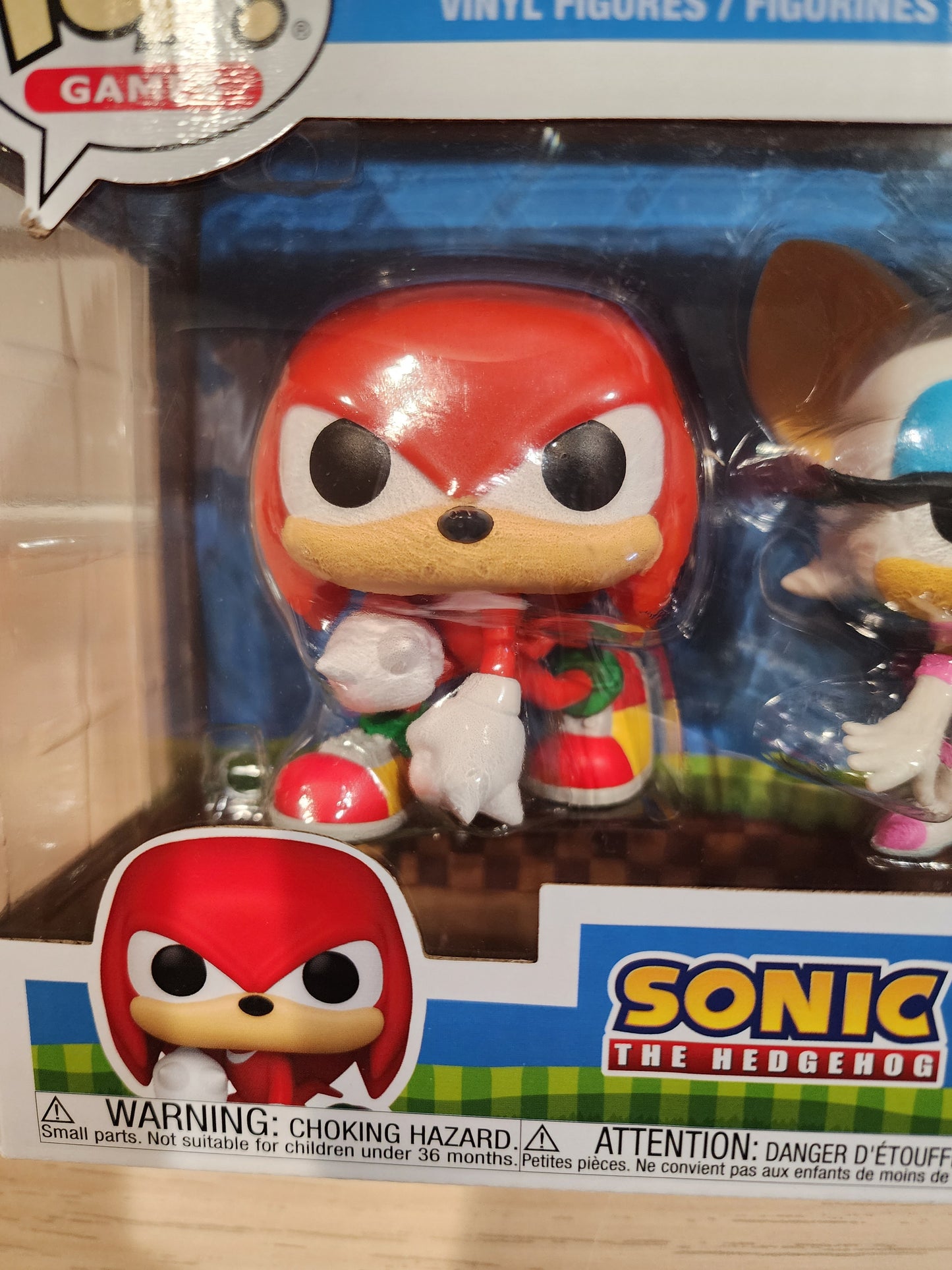 Sonic the Hedgehog Exclusive Knuckles & Rouge 2 pack Set